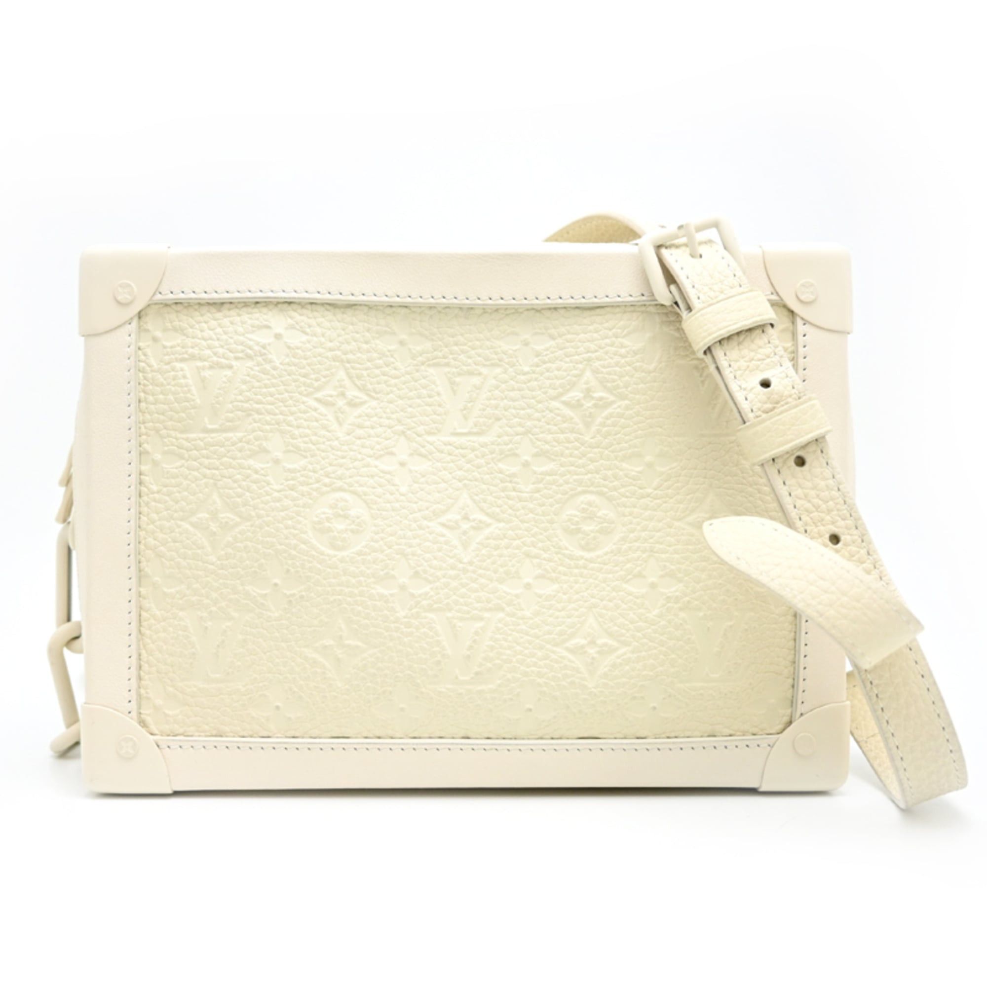Louis Vuitton Louis Vuitton Soft Trunk Women's Shoulder Bag M53287 (Discontinued) Taurillon Leather, White Size ONE SIZE - 1 Thumbnail