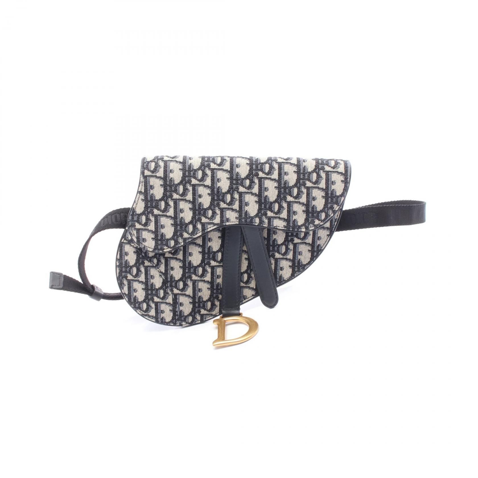 Dior Dior Dior SADDLE Oblique Canvas Leather Waist Bag Canvas Belt Bag DUTY FREE for USA Size ONE SIZE - 1 Thumbnail