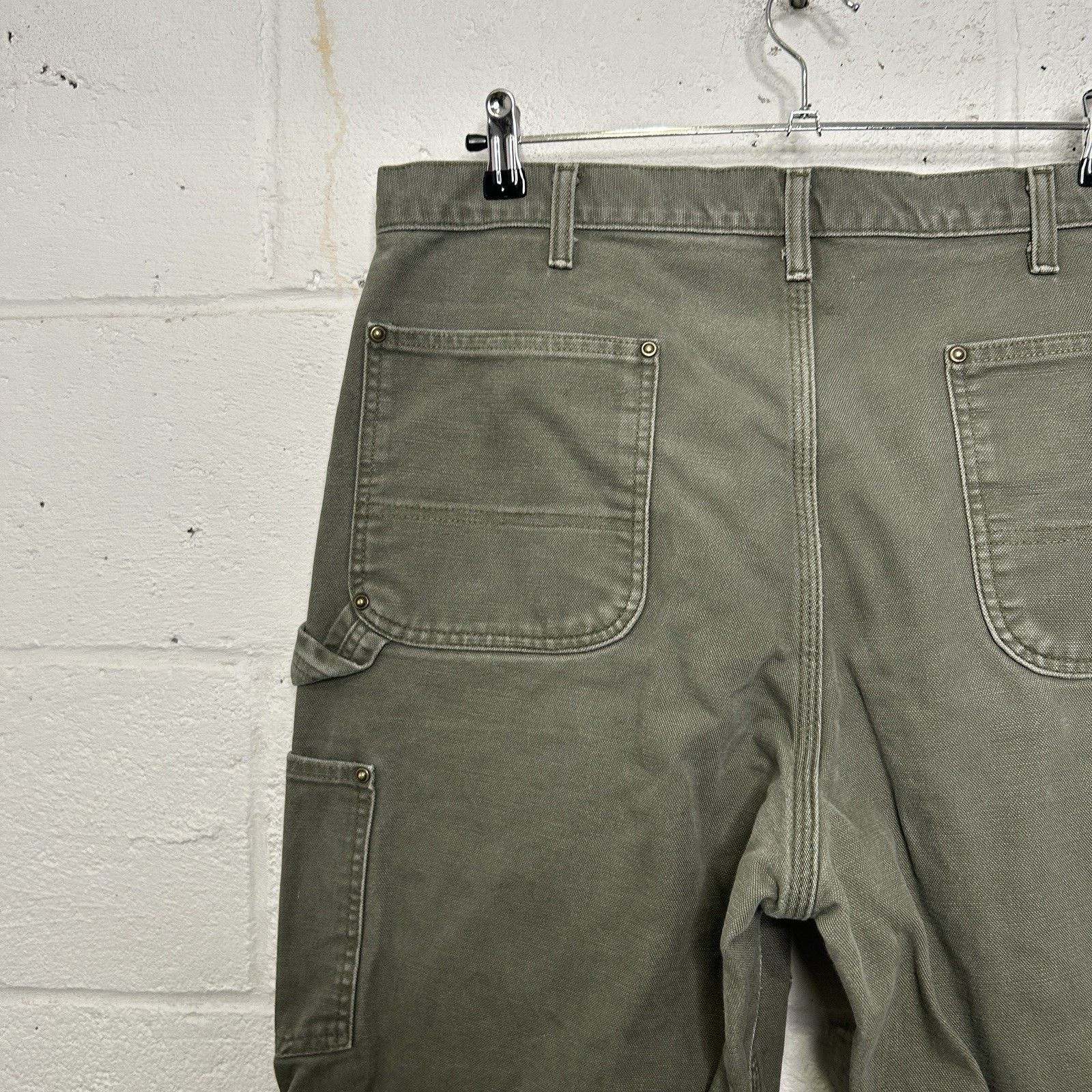 Carhartt Vintage Carhartt DoubleKnee Dungaree Carpenter Pants “Moss” Size US 37 - 8 Thumbnail