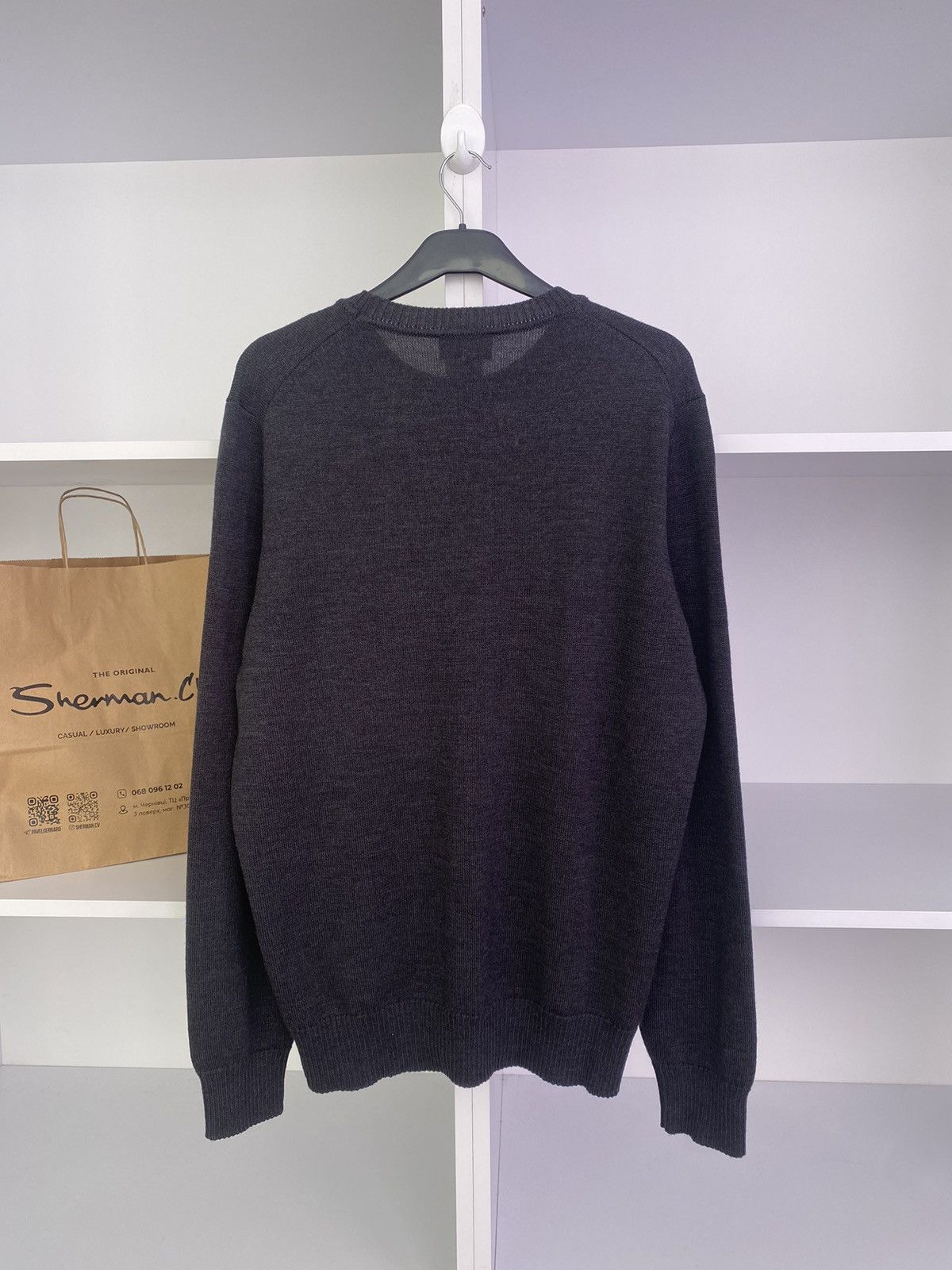 Designer × Emporio Armani × Vintage Vintage Emporio Armani Luxury Sweater Size US XL / EU 56 / 4 - 8 Thumbnail