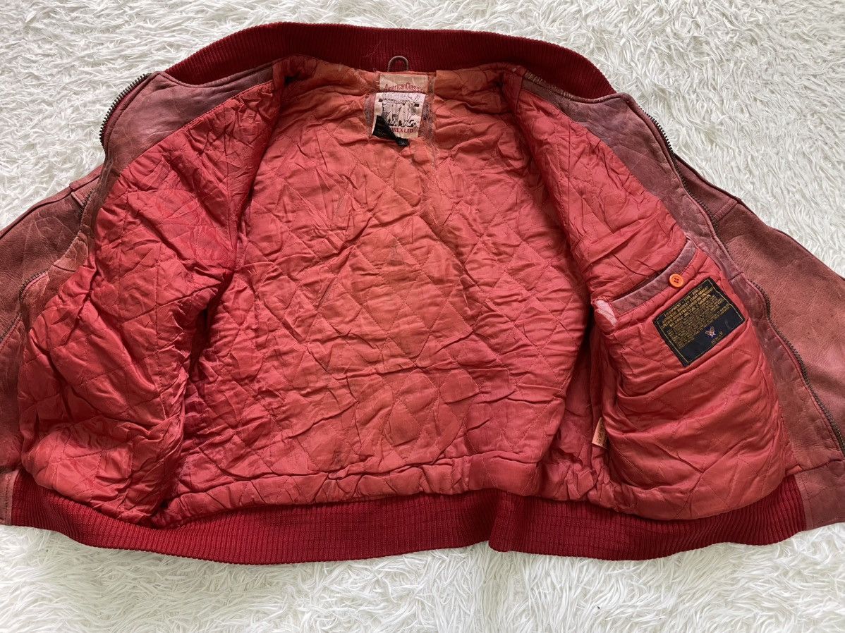 Avirex Vintage Avirex Usa Leather Varsity Jacket Size US M / EU 48-50 / 2 - 15 Thumbnail