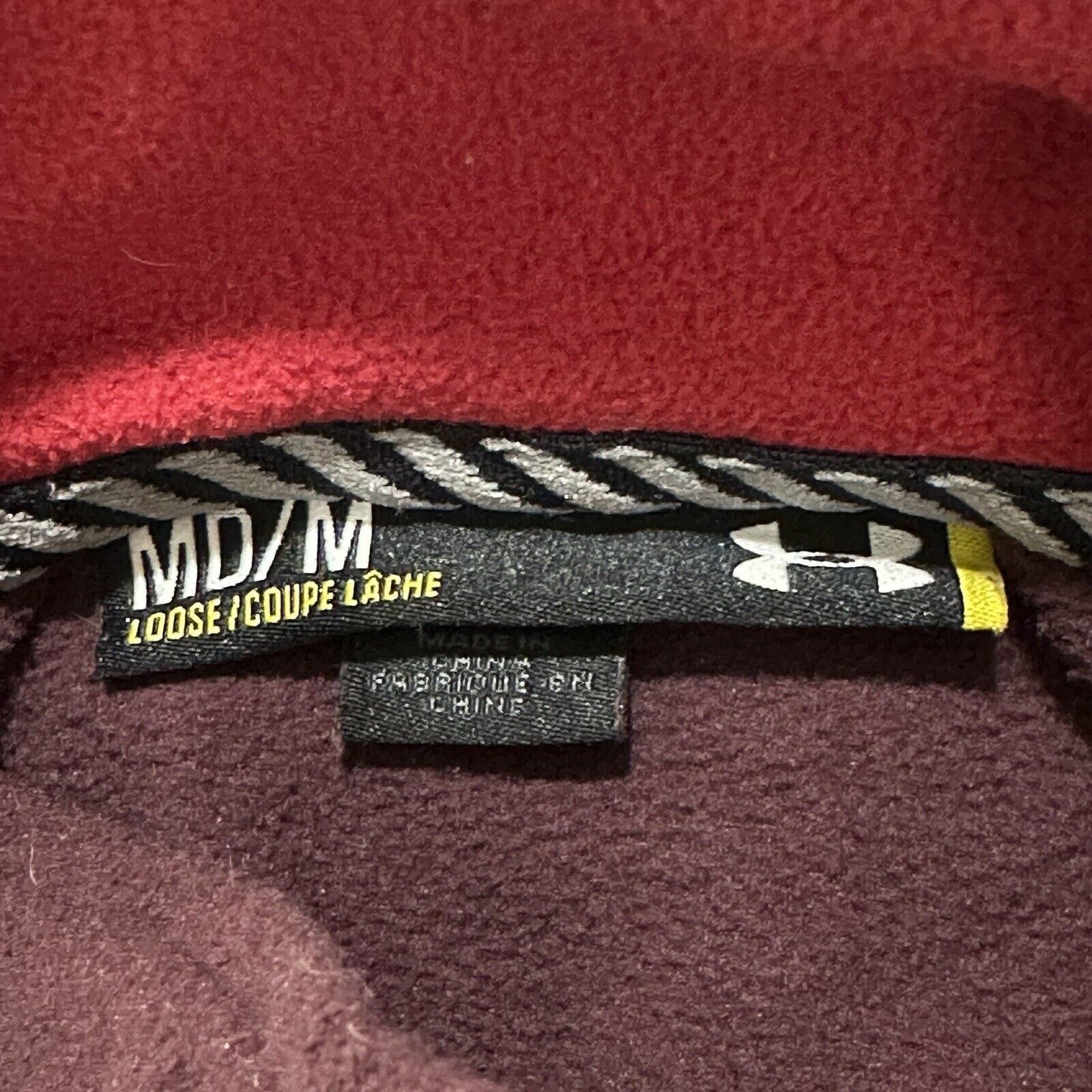 Under Armour Under Armour Medium Loose UA Fever 1/4 Zip Sweatshirt Maroon Size US M / EU 48-50 / 2 - 3 Thumbnail