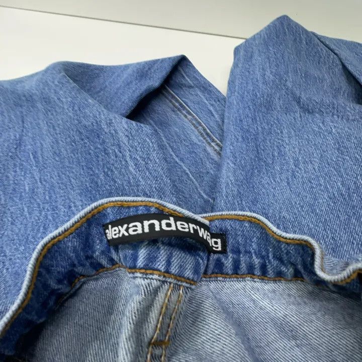 Alexander Wang Alexander Wang Logo Low Waist Pocket Jeans - Size 24" / US 00 / IT 34 - 5 Thumbnail