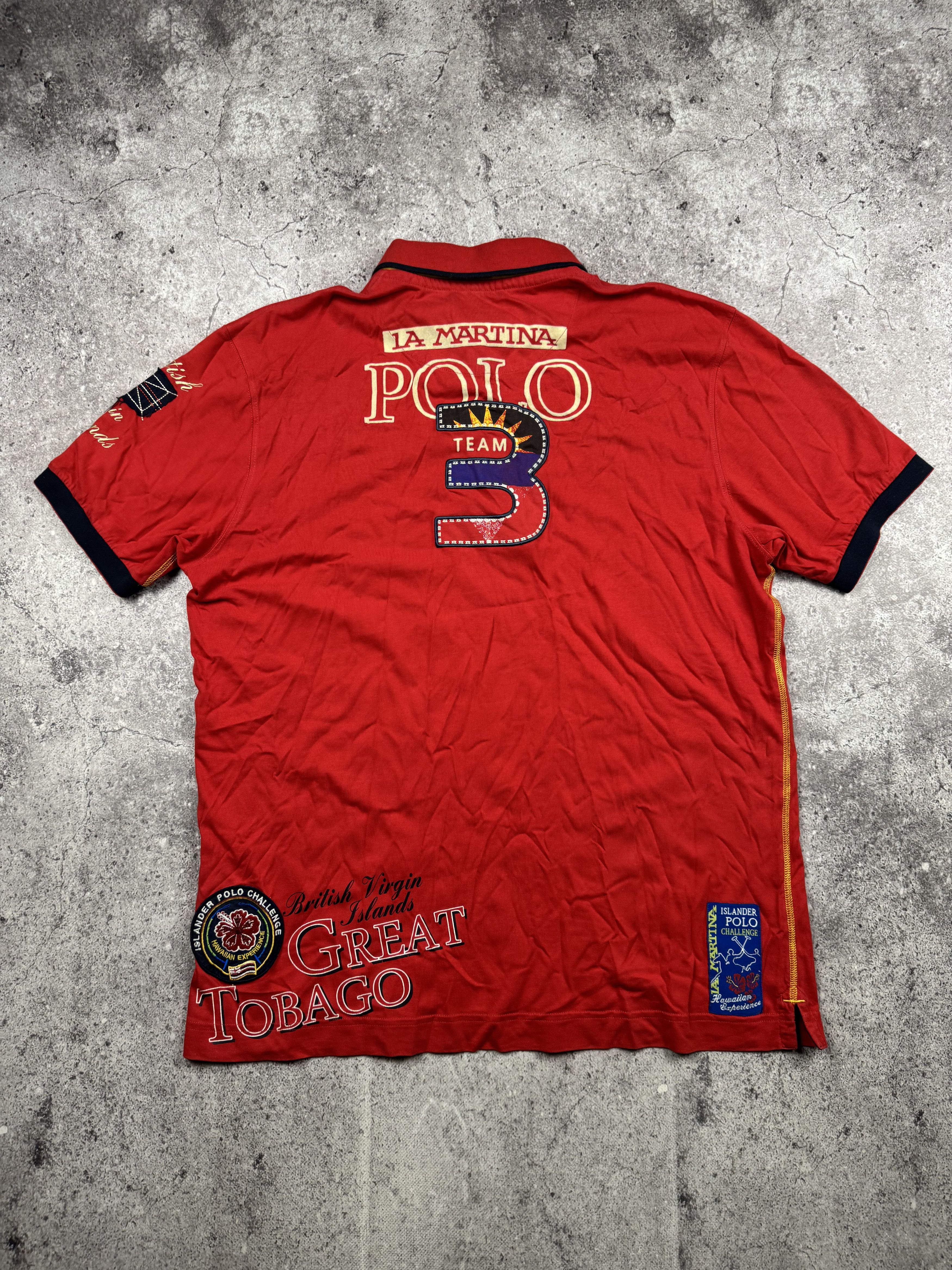 La Martina × Vintage Vintage Y2K La Martina Buenos Aires Polo Rugby Japan Tee Size US XL / EU 56 / 4 - 6 Thumbnail