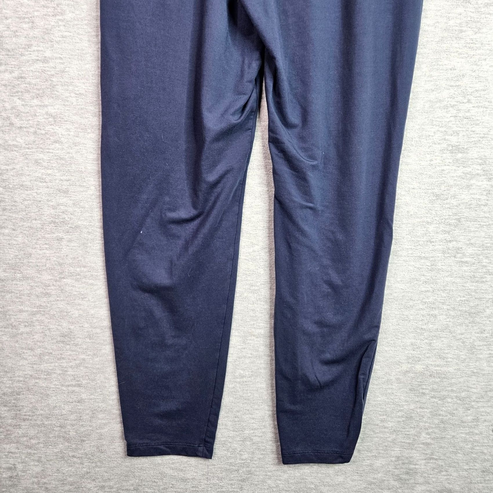 Vintage Garnet Hill Women’s Pull on Elastane Waist Navy Blue Jersey Knit Pant M Casual Knit Regular Blue 28" Inseam Mens No Size M / US 6-8 / IT 42-44 - 4 Thumbnail