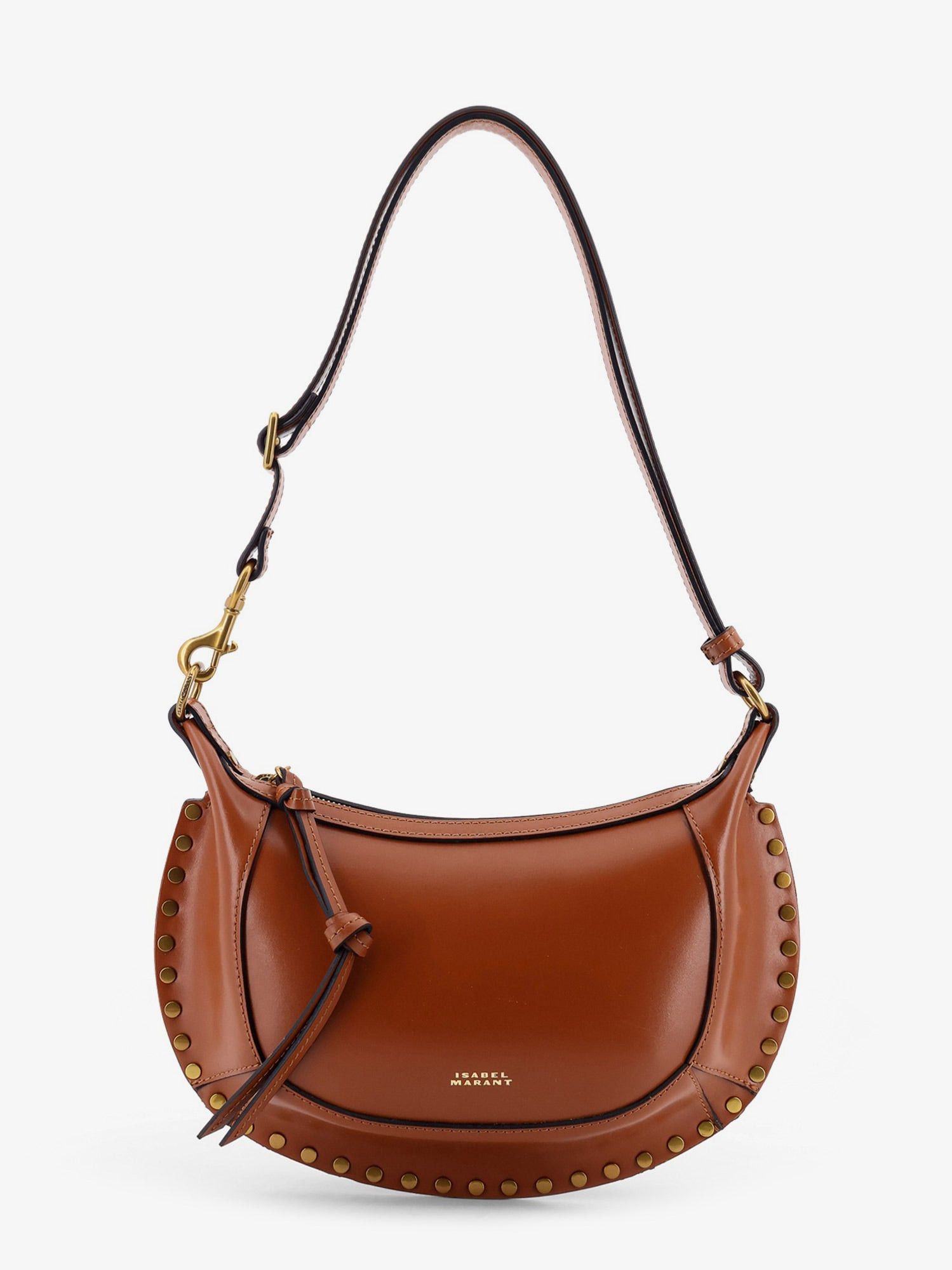 Isabel Marant Oskan Moon Leather Crossbody Bag, Women's