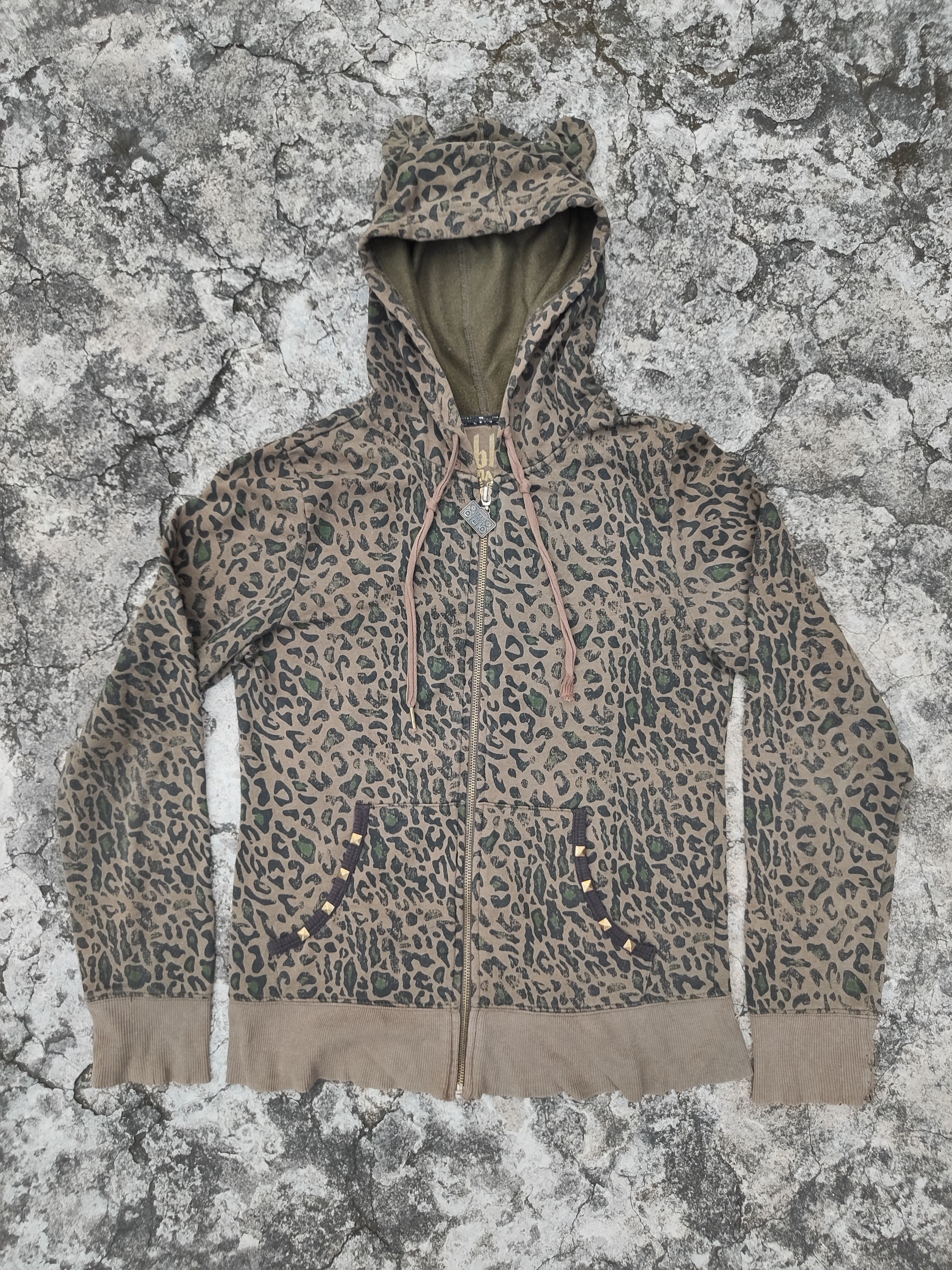 Other Abbey Dawn Leopard Hoodie Size L / US 10 / IT 46 - 1 Thumbnail