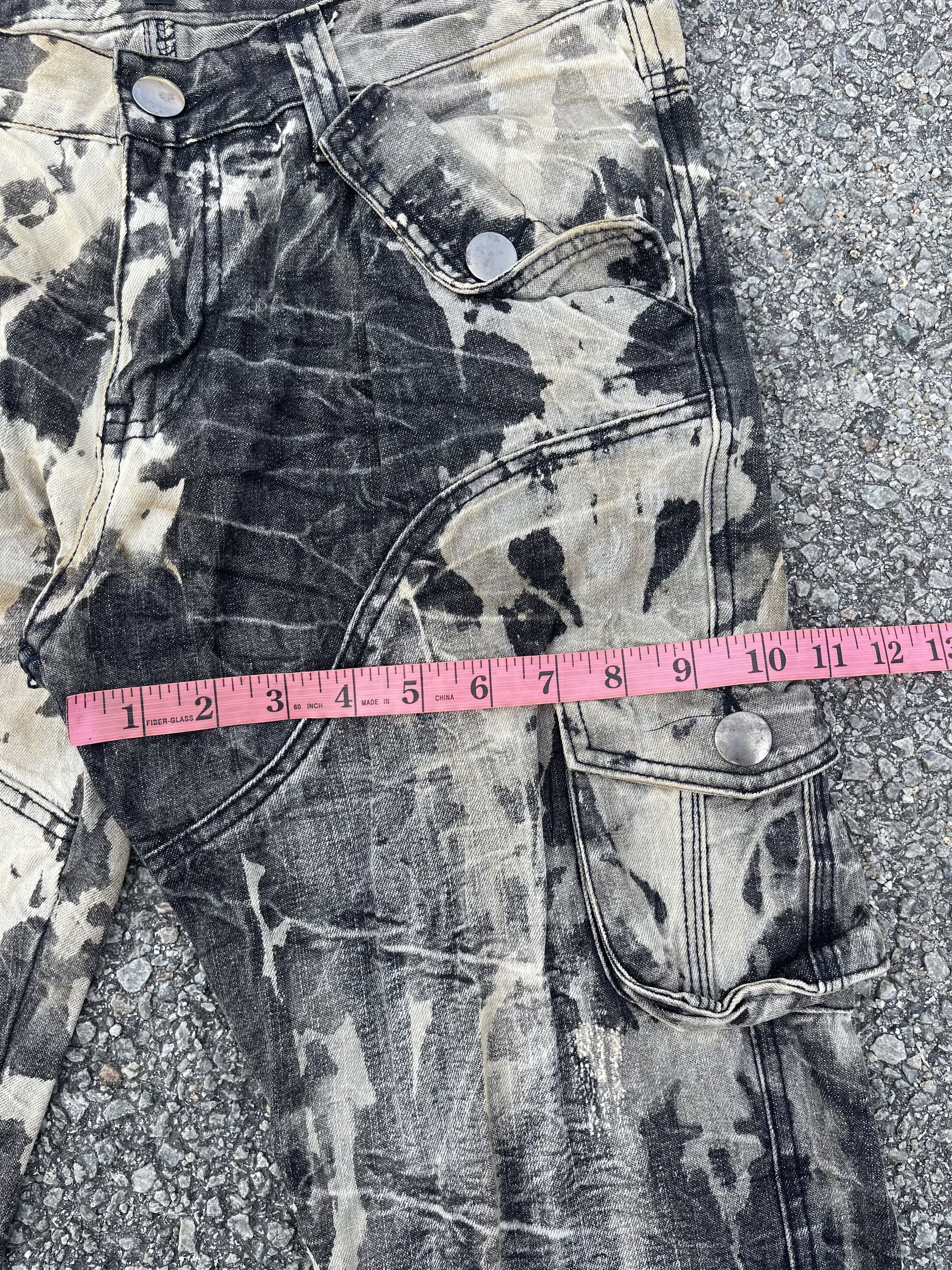 Beauty Beast Topism Flare Multipocket Acid Wash Travis Scott Style Size US 32 / EU 48 - 14 Thumbnail