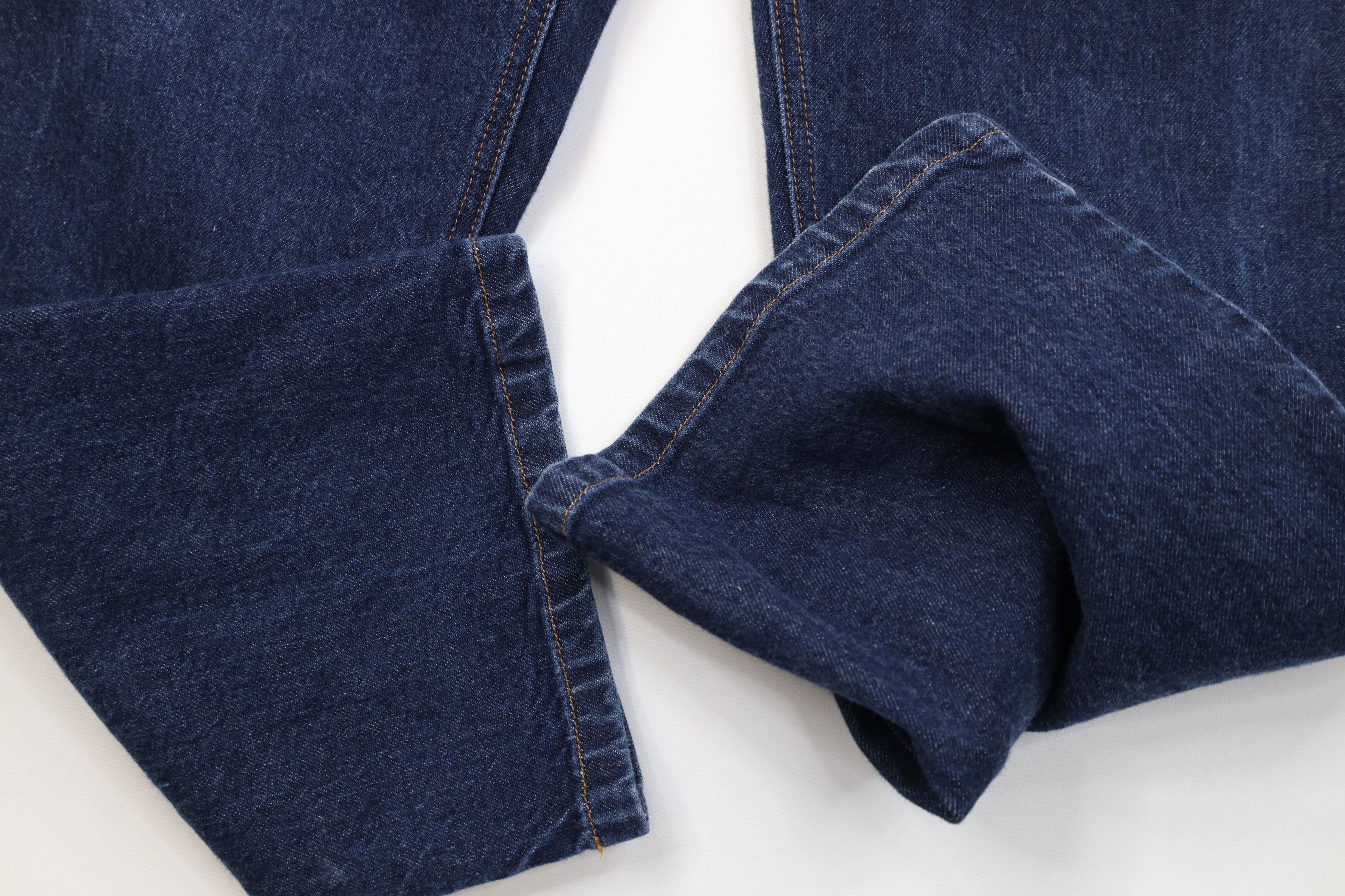 Lands' End Vintage 90s Lands End Straight Leg Denim Jeans Blue Cotton Size 34" / US 12 / IT 48 - 6 Thumbnail