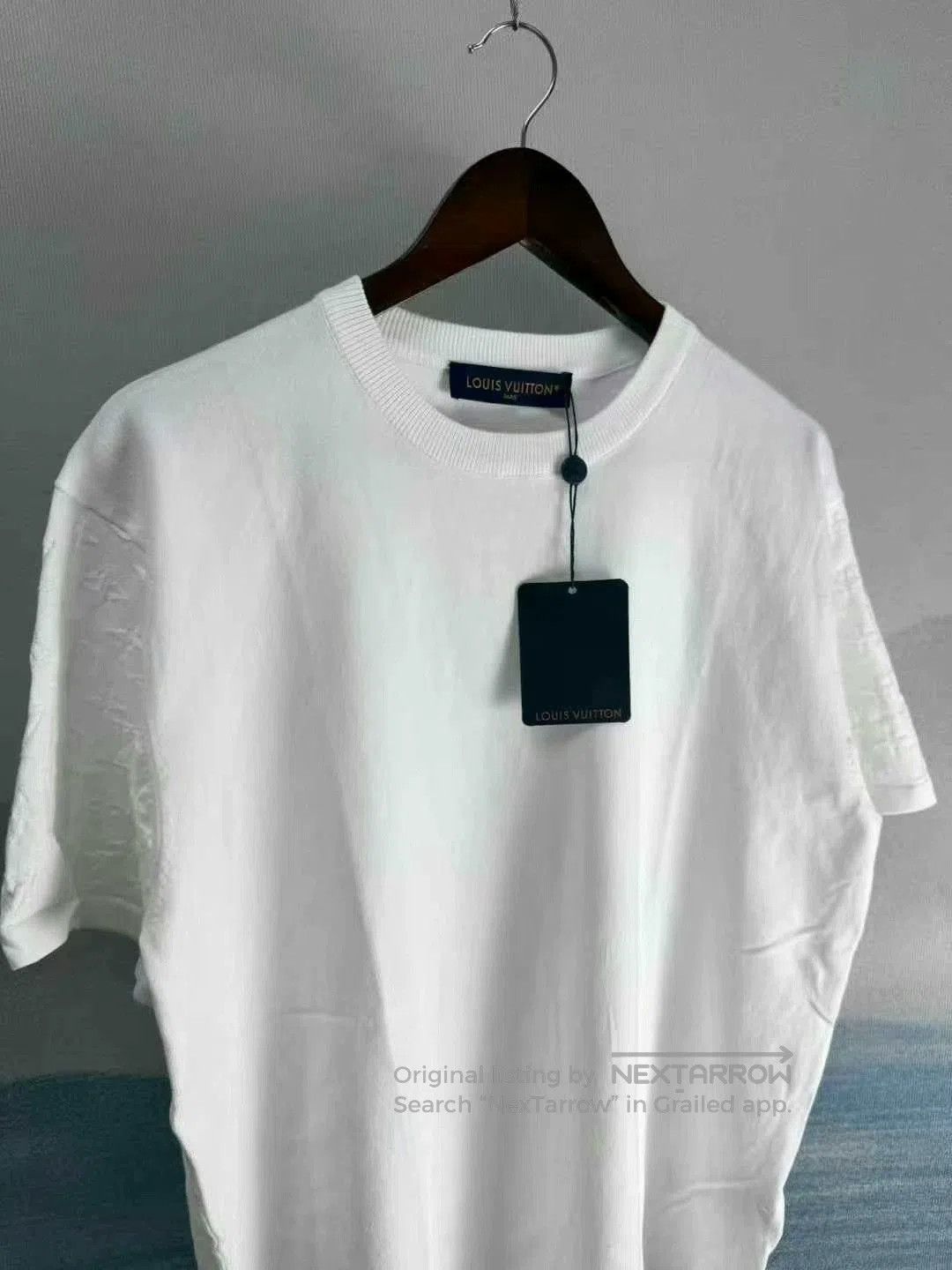 Louis Vuitton Louis Vuitton White Printed Short Sleeve T. Size US L / EU 52-54 / 3 - 2 Thumbnail