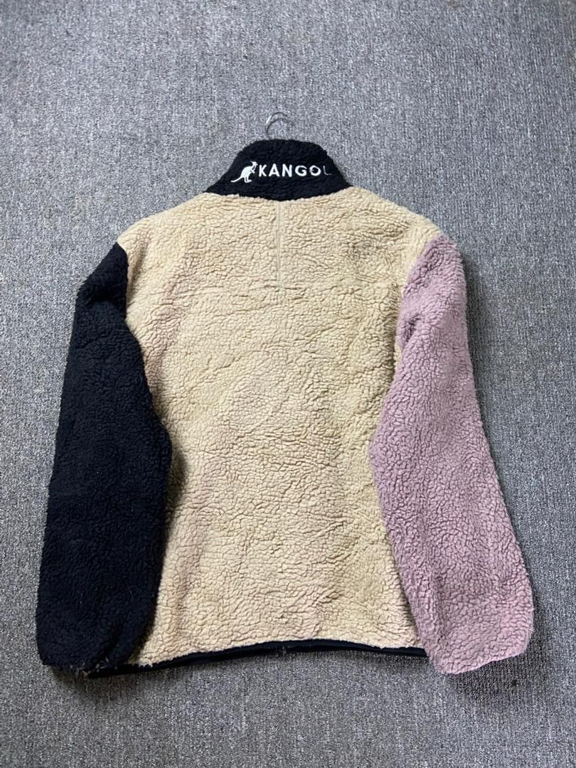 Kangol KANGOL Multicolor Patches Sherpa Fleece Jacket (203) Size US XL / EU 56 / 4 - 3 Thumbnail
