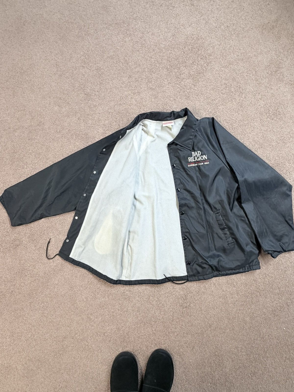 Band Tees Bad Religion Vintage 1994 Stranger Than Fiction Tour Jacket Size US XL / EU 56 / 4 - 2 Thumbnail