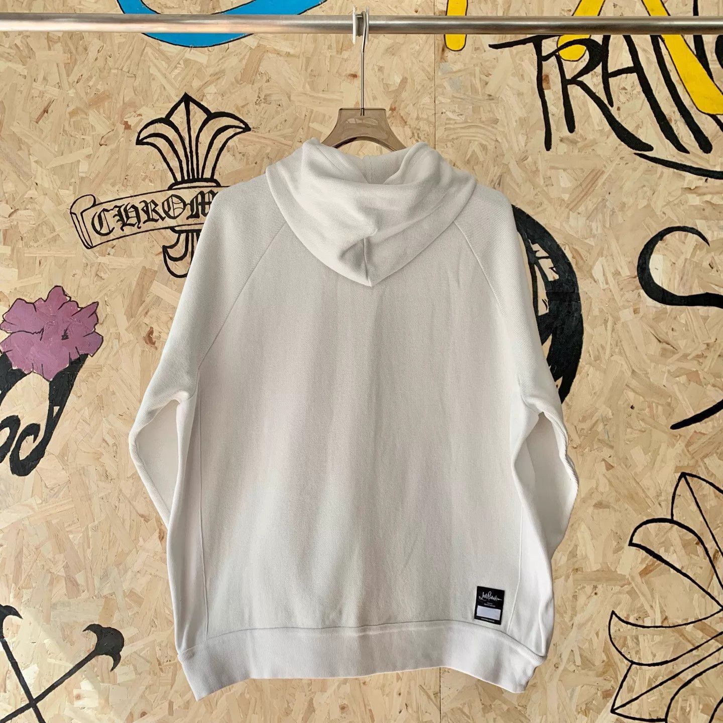Loro Piana Loro Piana x Fragment White Striped Logo Zip Hood Size US XL / EU 56 / 4 - 6 Thumbnail