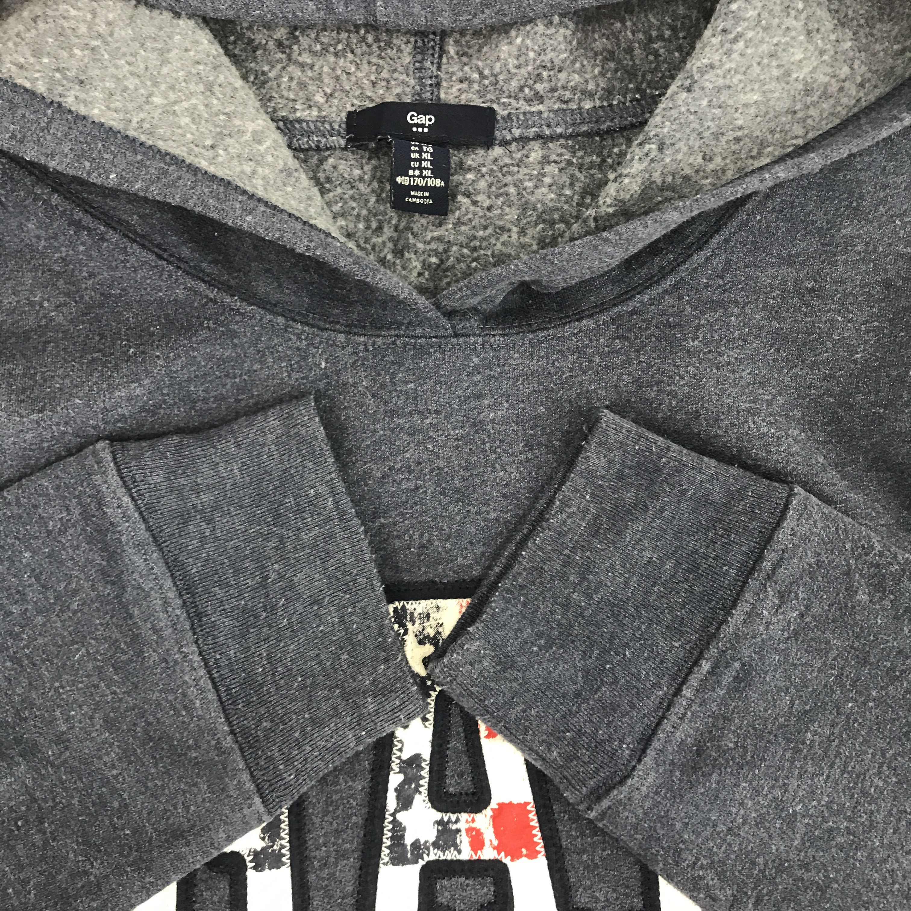 Gap × Vintage Vintage Gap Big Logo hoodie Sweatshirt Size US L / EU 52-54 / 3 - 5 Thumbnail