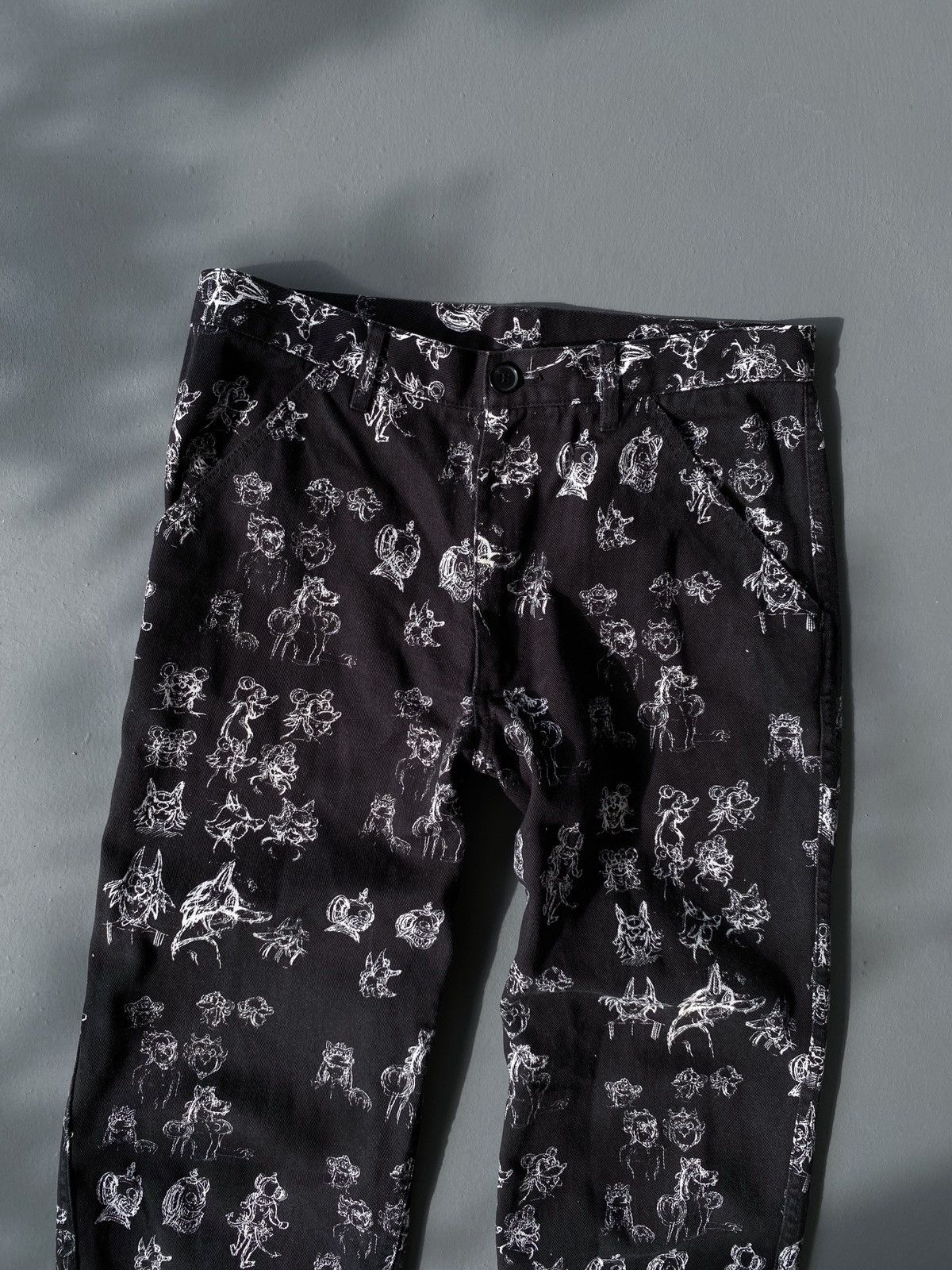 Comme des Garcons SHIRT Comme Des Garcons SHIRT F/W14 Nicolas Buffe Printed Trousers Size US 30 / EU 46 - 3 Thumbnail