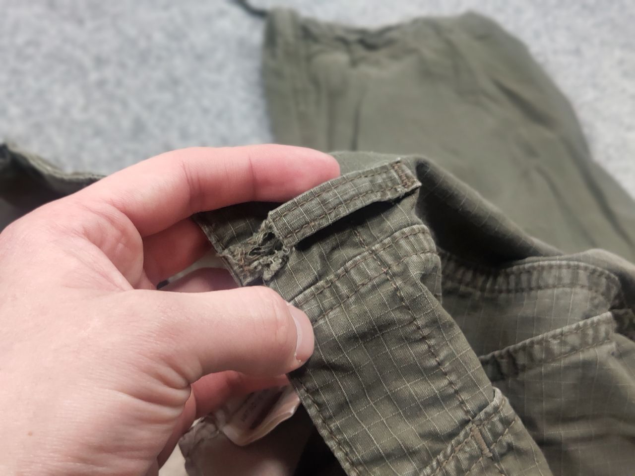 Carhartt Vintage 90's Carhartt Ripstop Cargo Baggy pants USA Style Size US 34 / EU 50 - 20 Thumbnail