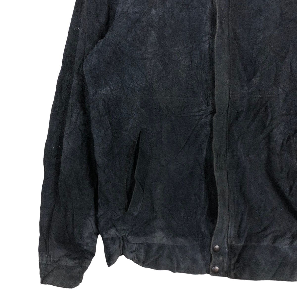 Genuine Leather Vintage Pig Skin Genuine Leather Jacket England Issey Miyake Size US L / EU 52-54 / 3 - 4 Thumbnail