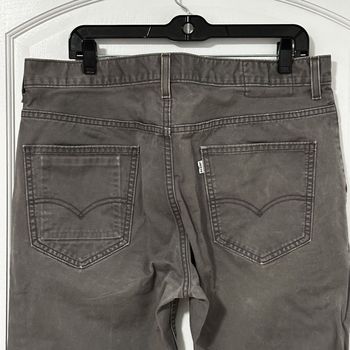 Levi's Levi's 511 Slim Fit Hybrid Chino Trouser Pants, Charcoal, 36 Size US 36 / EU 52 - 4 Thumbnail
