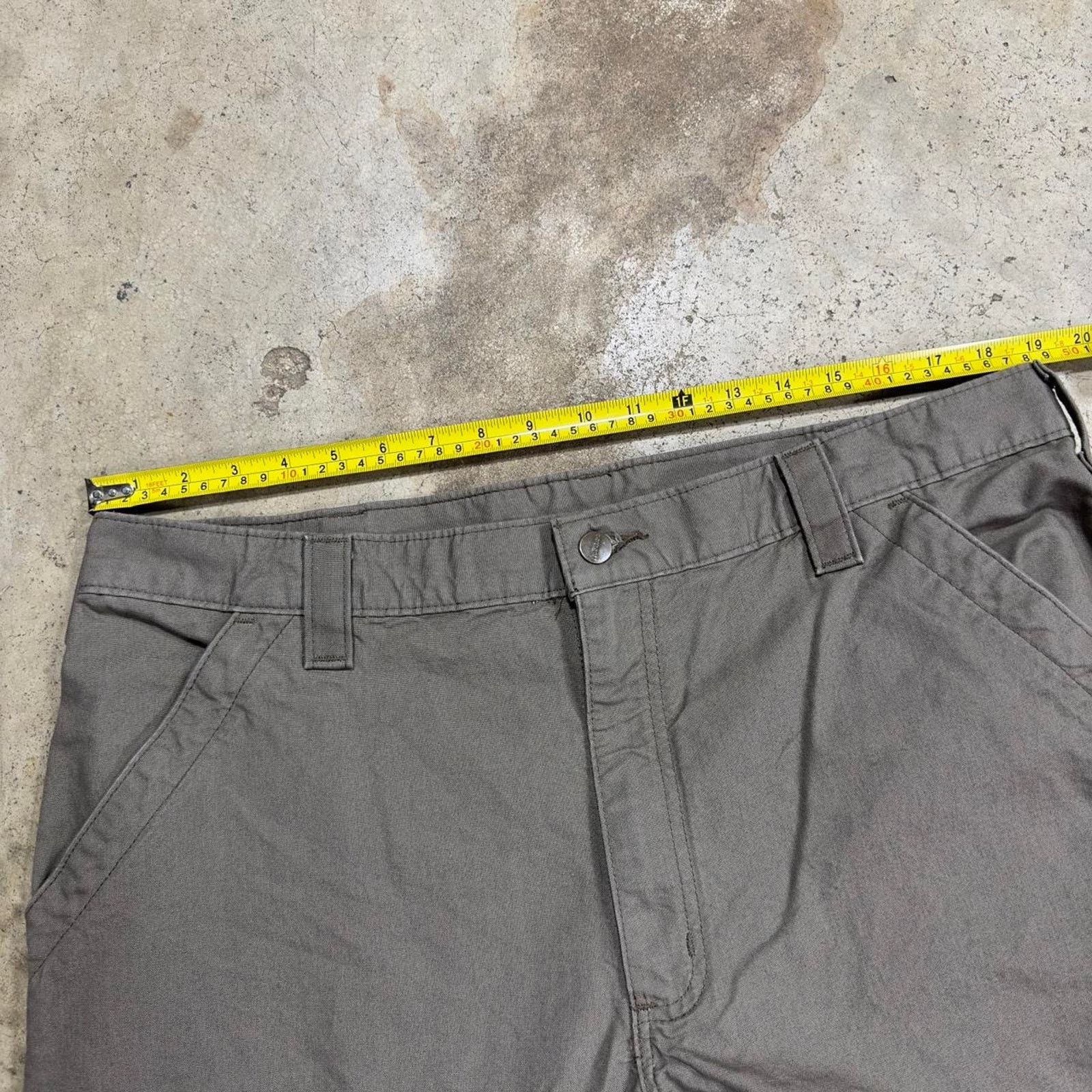 Carhartt × Carhartt Wip Baggy Carhartt Tonal Brown Carpenter Denim Streetwear Pants Size US 38 / EU 54 - 3 Thumbnail
