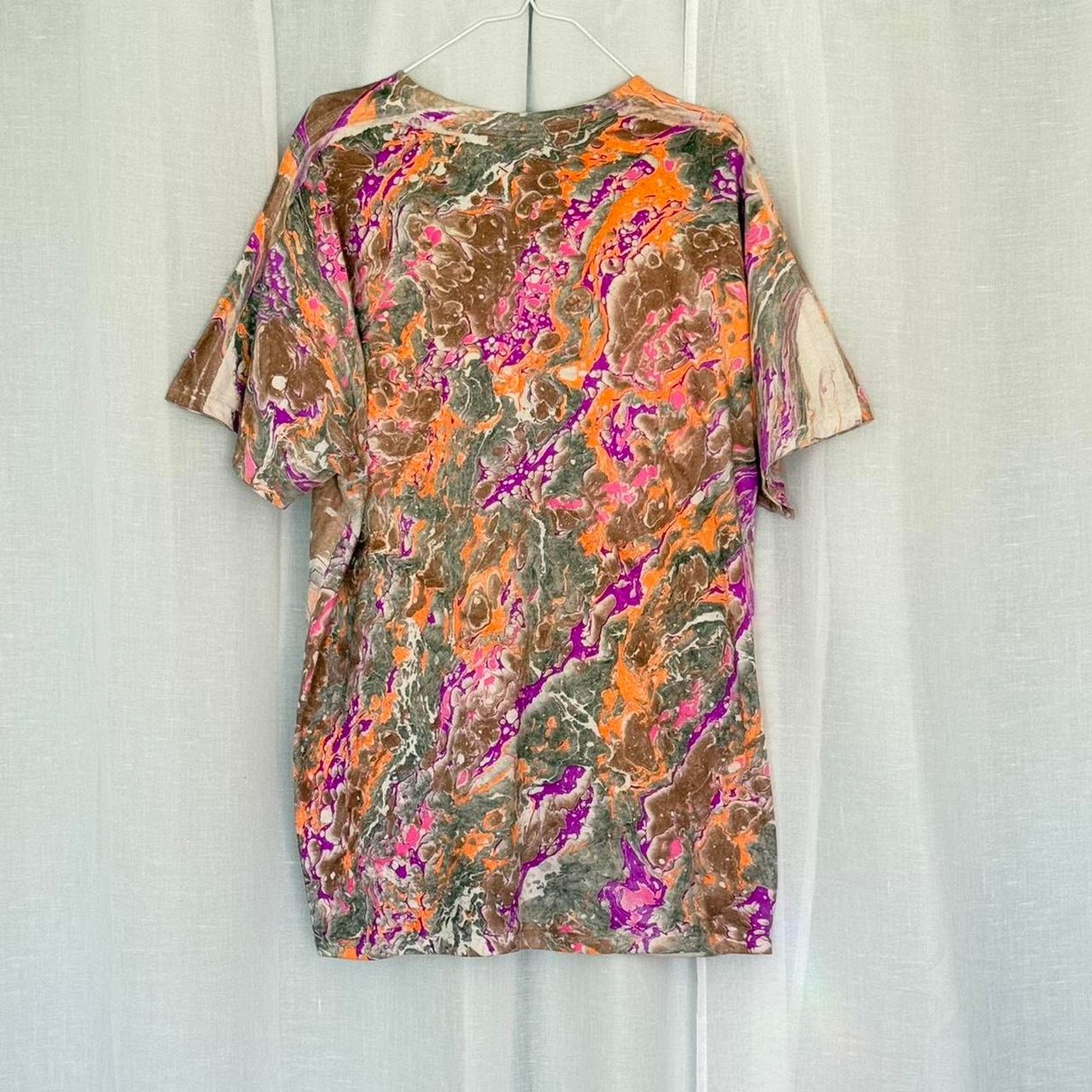 Other ✿ ⋆｡ MyFawnwy One-of-a-Kind Marbled Graphic Tee ⋆｡✿ Size XL / US 12-14 / IT 48-50 - 6 Thumbnail