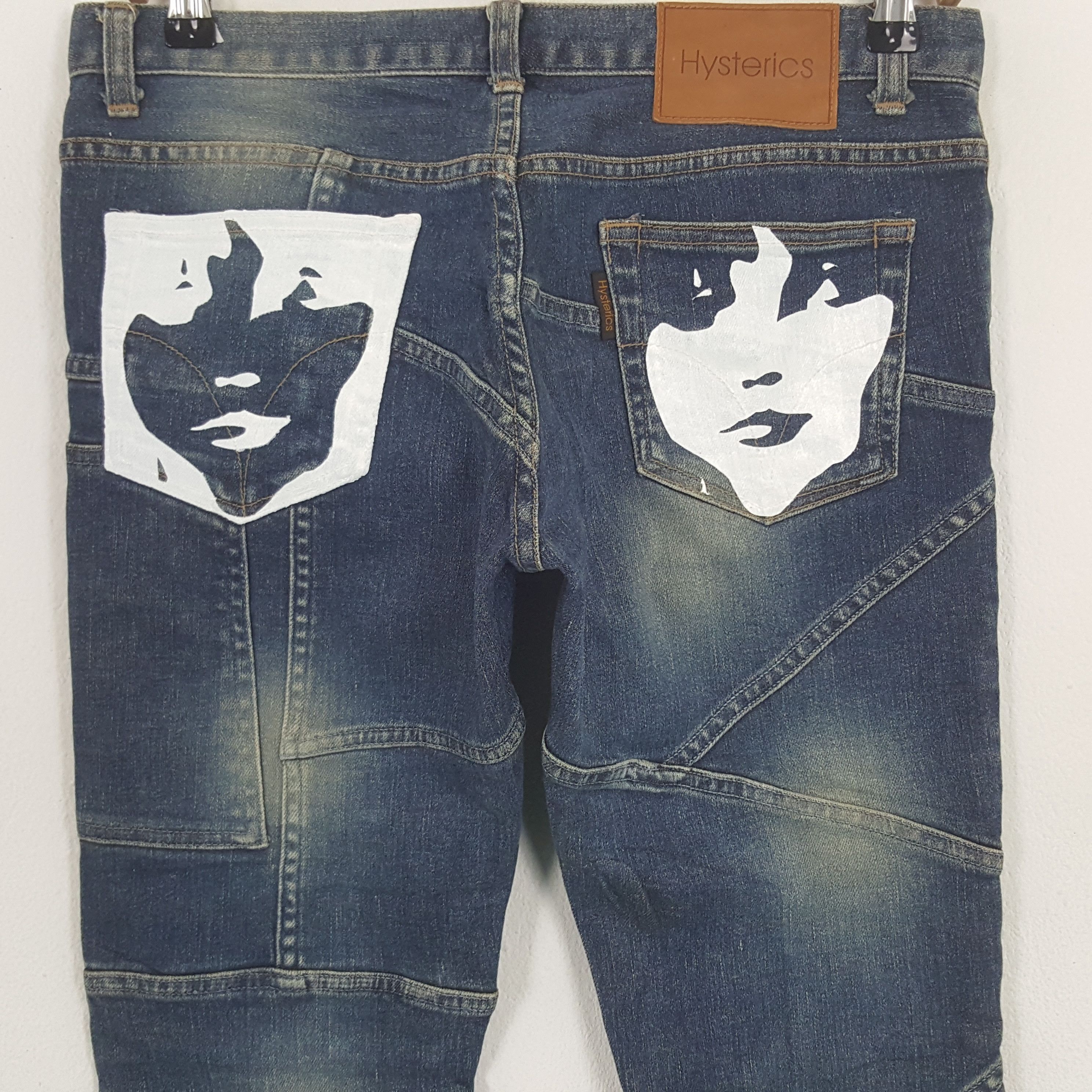 Hysteric Glamour × Vintage Vintage Hysteric Glamour Patch Style Custom Logo Jeans Size 30" / US 8 / IT 44 - 2 Thumbnail