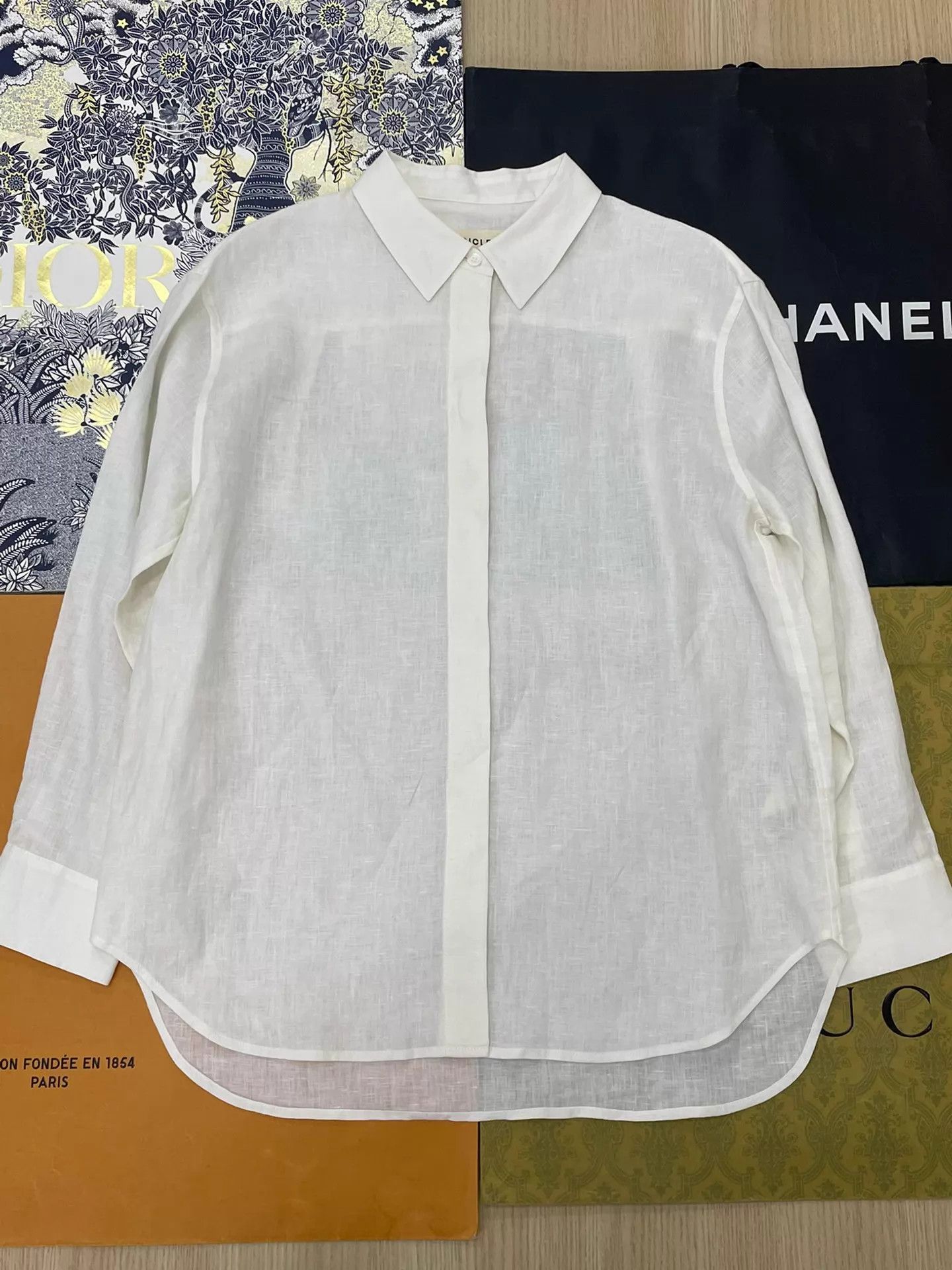 Other ICICLE White Linen Shirt 32 Size XXS / US 00 / IT 34 - 1 Thumbnail