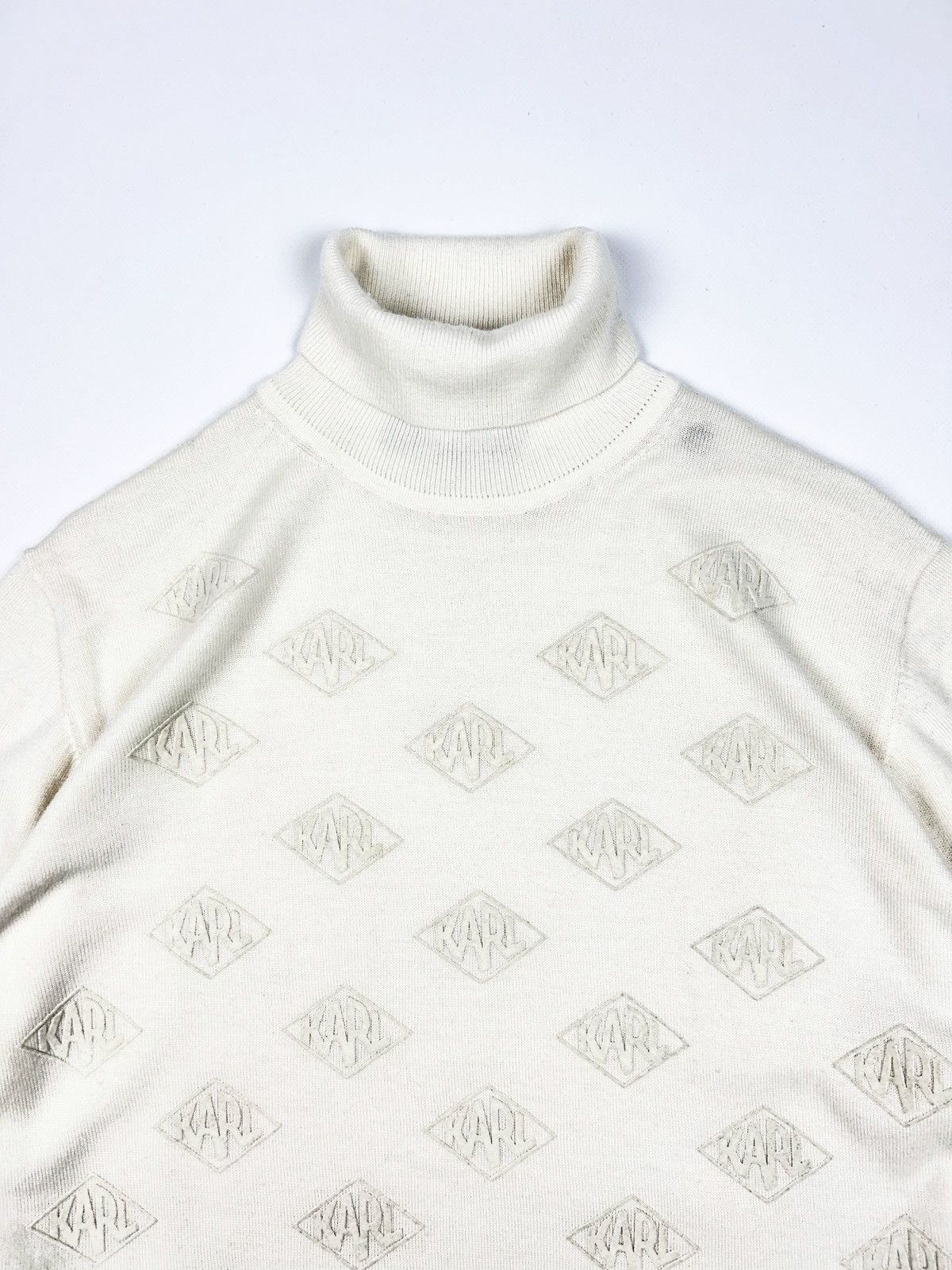 Chanel Rare Karl Lagerfeld Wool Monogram Logo Sweater Size US L / EU 52-54 / 3 - 7 Thumbnail