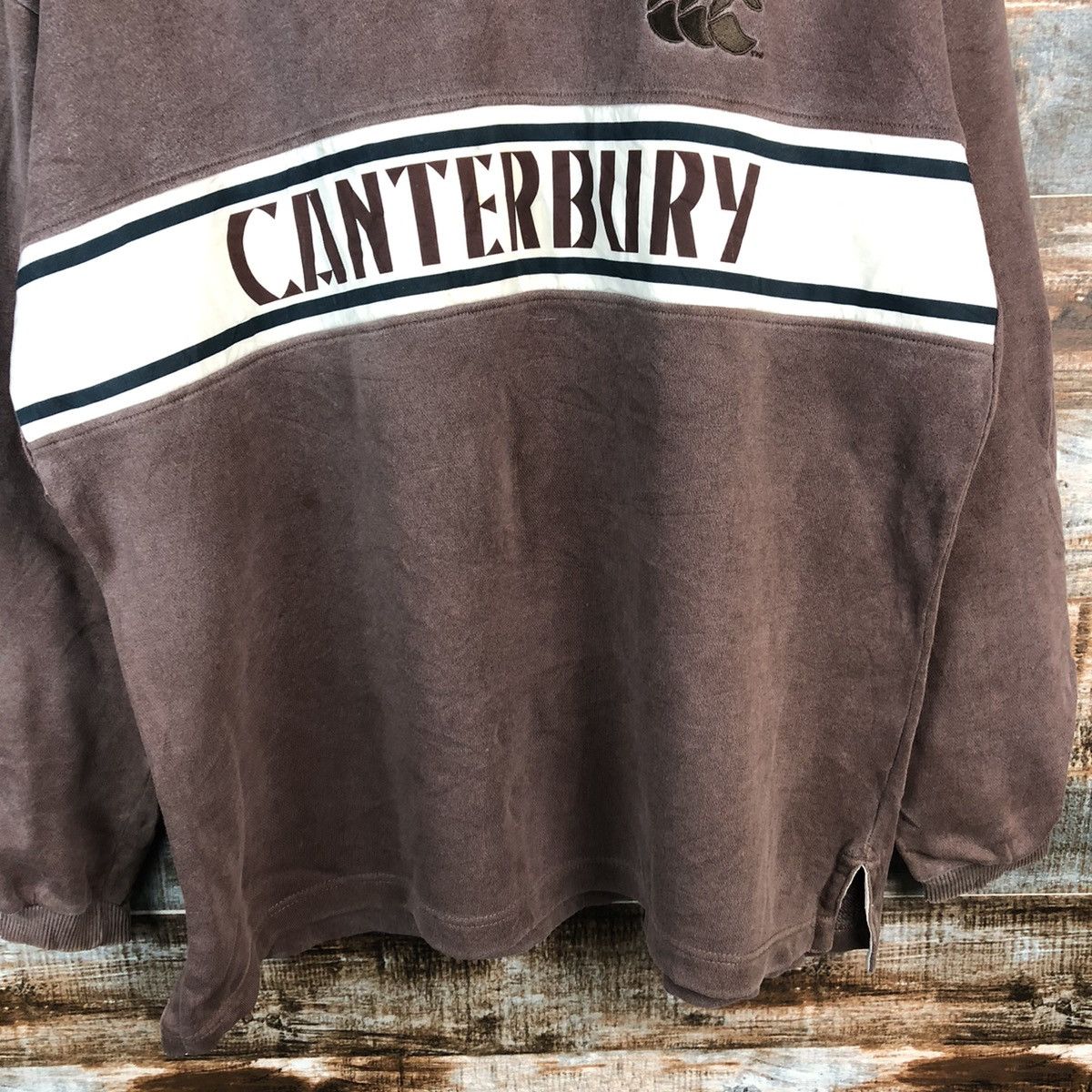 Canterbury of New Zealand Canterbury Of New Zealand Dark Brown Rugby Polo Shirt #A1936 Size US L / EU 52-54 / 3 - 6 Thumbnail