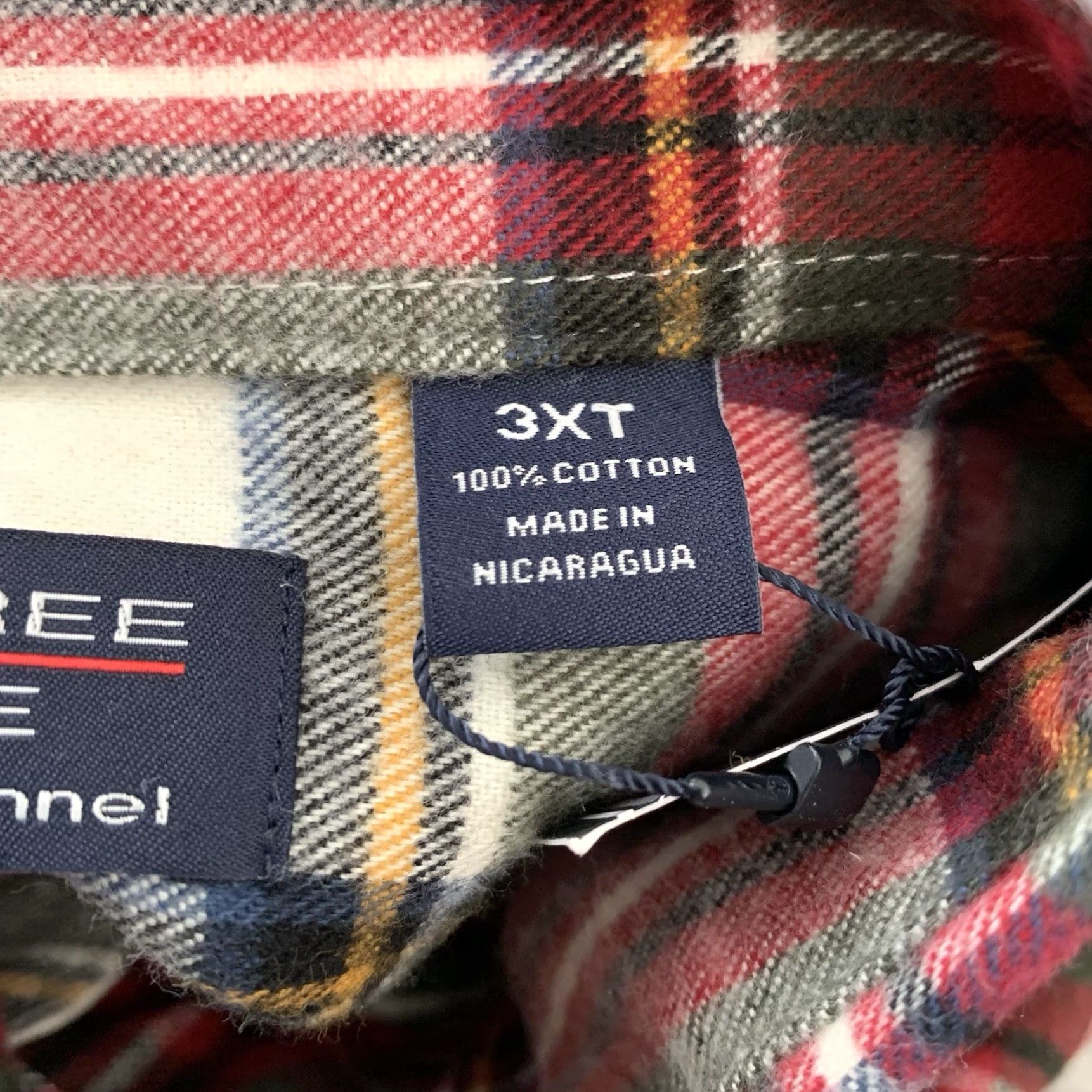 Roundtree & Yorke Roundtree & Yorke Portuguese Flannel Shirt Mens 3XLT Soft Blue Plaid Casual Button-Up 100% Cotton Size US XXL / EU 58 / 5 - 4 Thumbnail