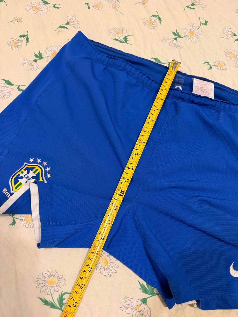 Nike Nike Brazil National Team 2014 Blue Soccer Shorts Size US 34 / EU 50 - 7 Thumbnail