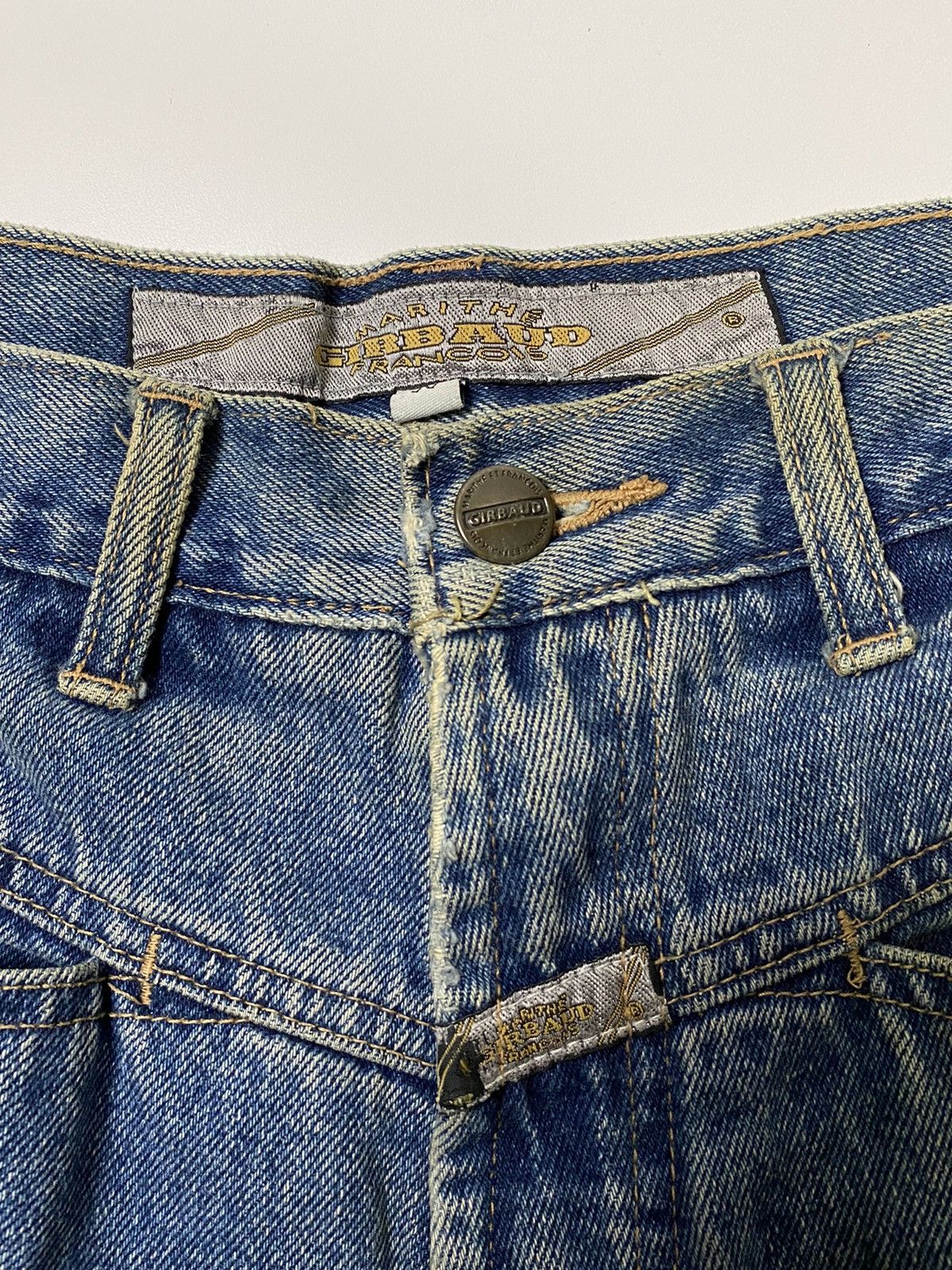 If Six Was Nine × Japanese Brand × Le Grande Bleu (L.G.B.) short pant baggy marithe francois girbaud jeans Size US 30 / EU 46 - 4 Thumbnail