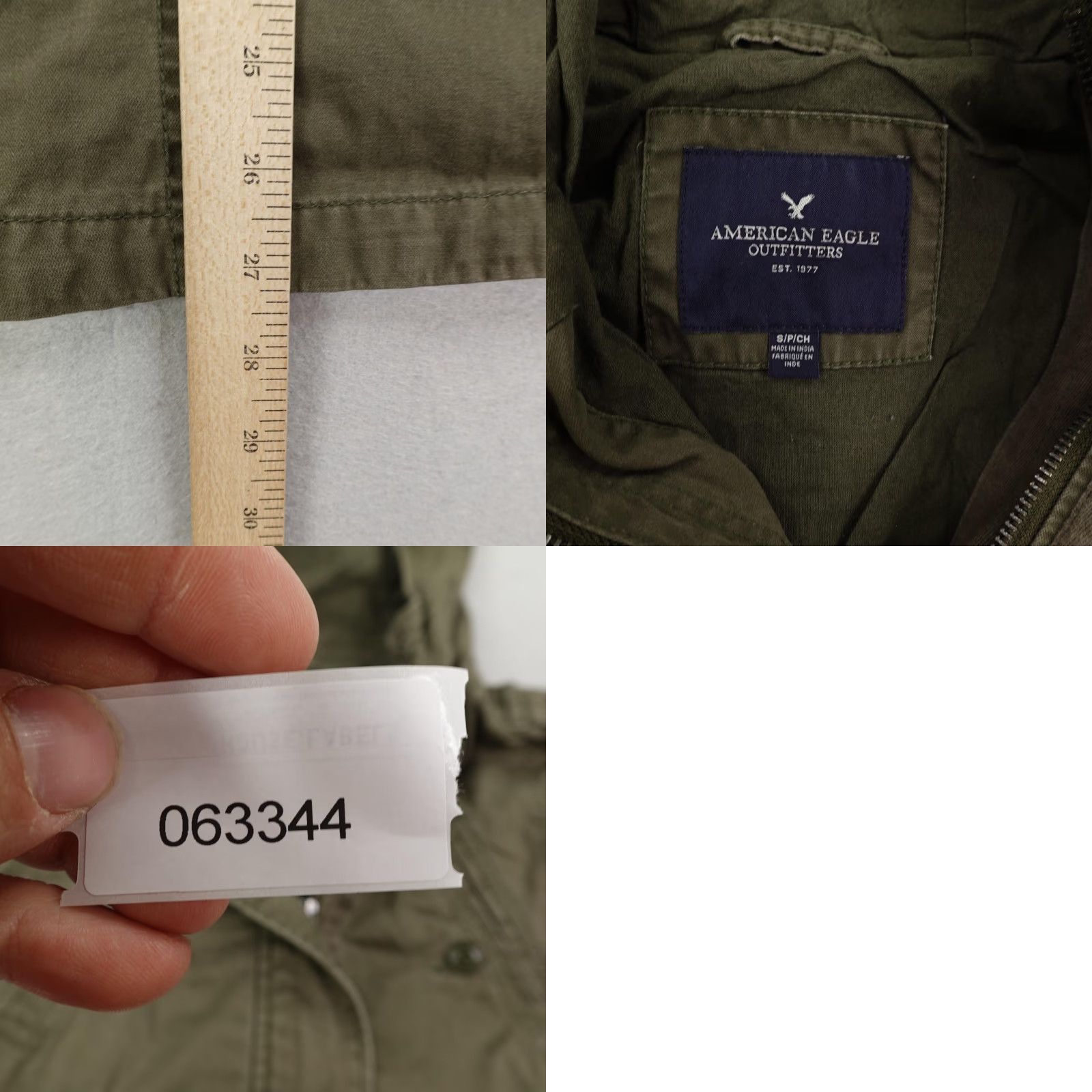American Eagle Outfitters VINTAGE? No — Actually Not Vintage. American Eagle Jacket Women Small Army Green Military Field Parka Coat Utility Jacket Size S / US 4 / IT 40 - 8 Thumbnail