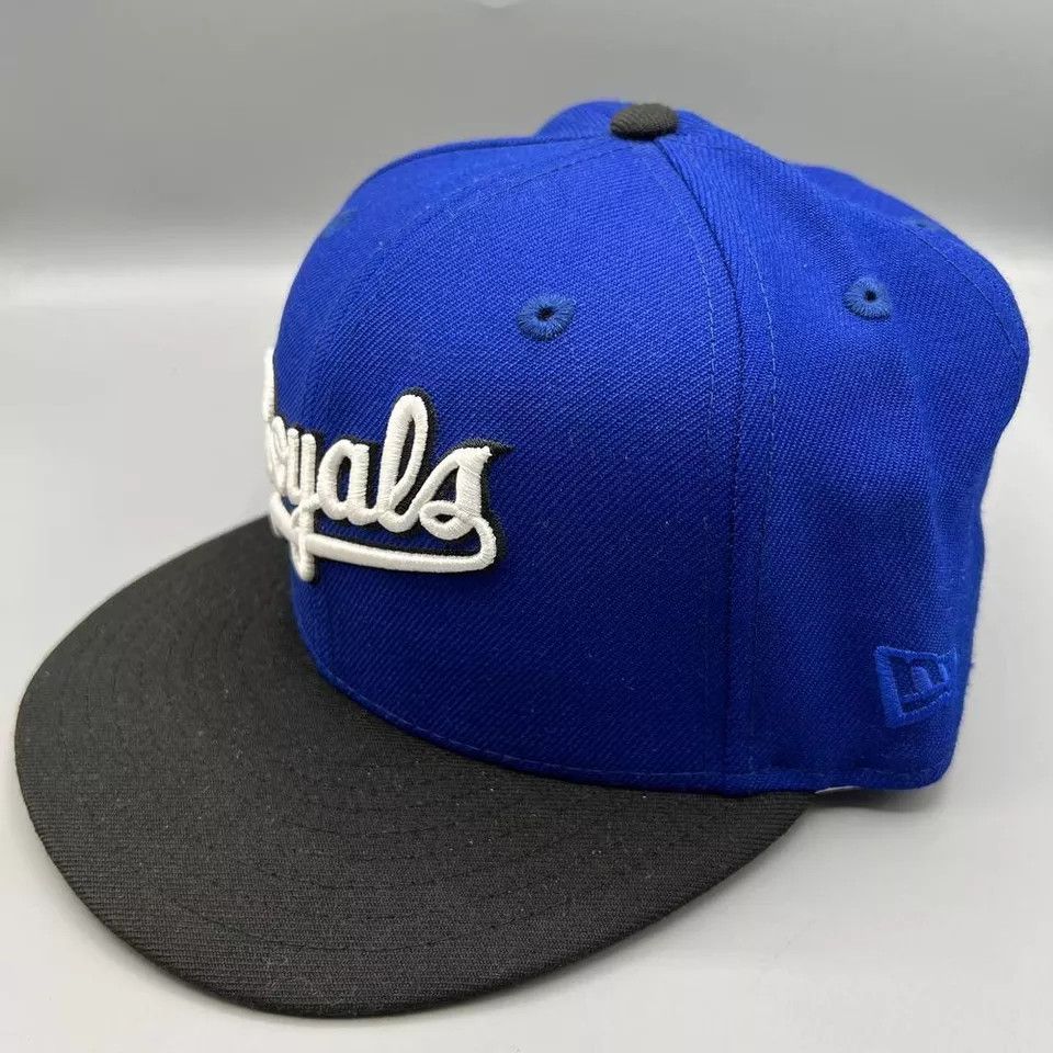 New Era Kansas City Royals Hat Men 7 1/2 59Fifty New Era Fitted Cap Size ONE SIZE - 3 Thumbnail