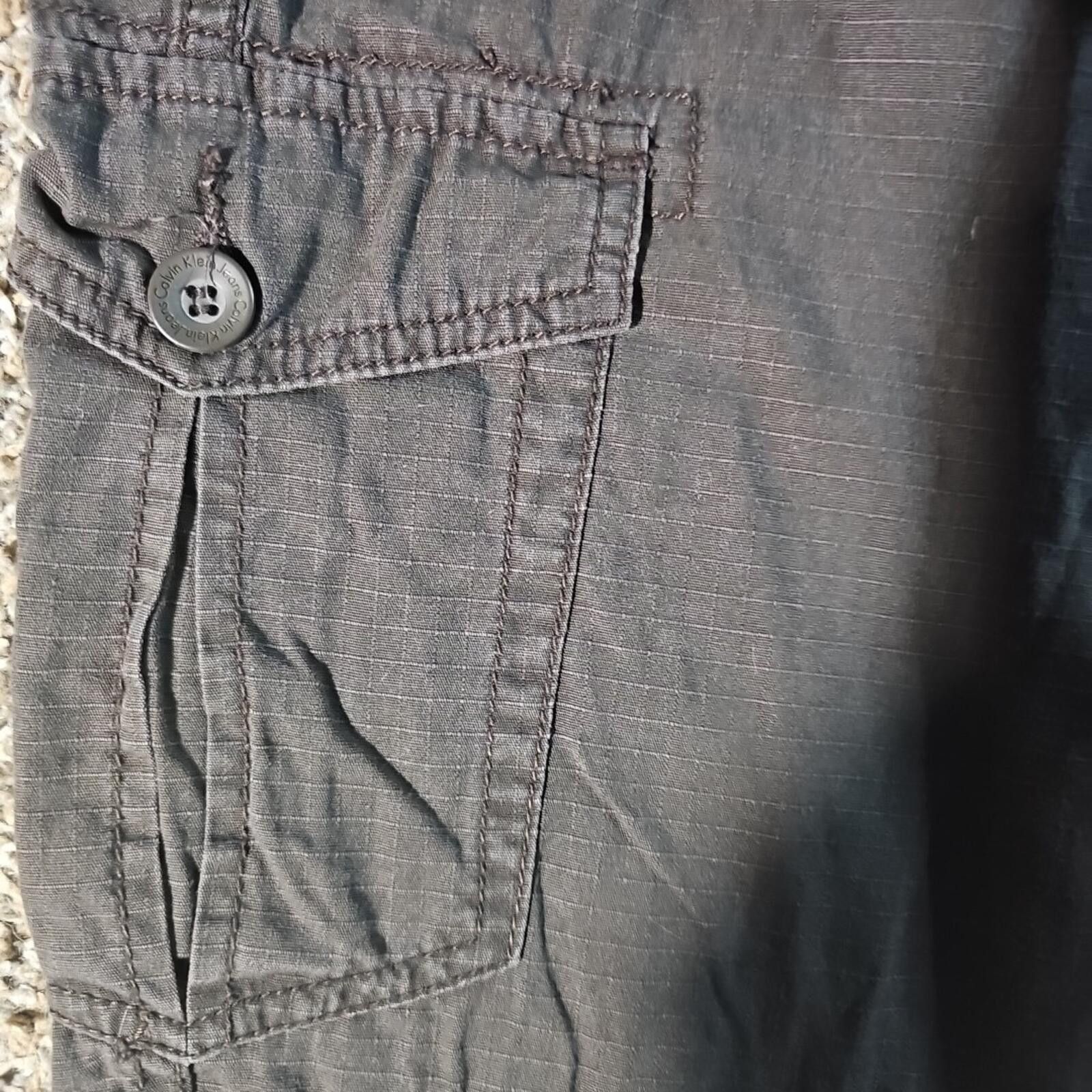 Calvin Klein Calvin Klein Sz 6 Ripstop Brown Shorts Size 28" / US 6 / IT 42 - 2 Thumbnail