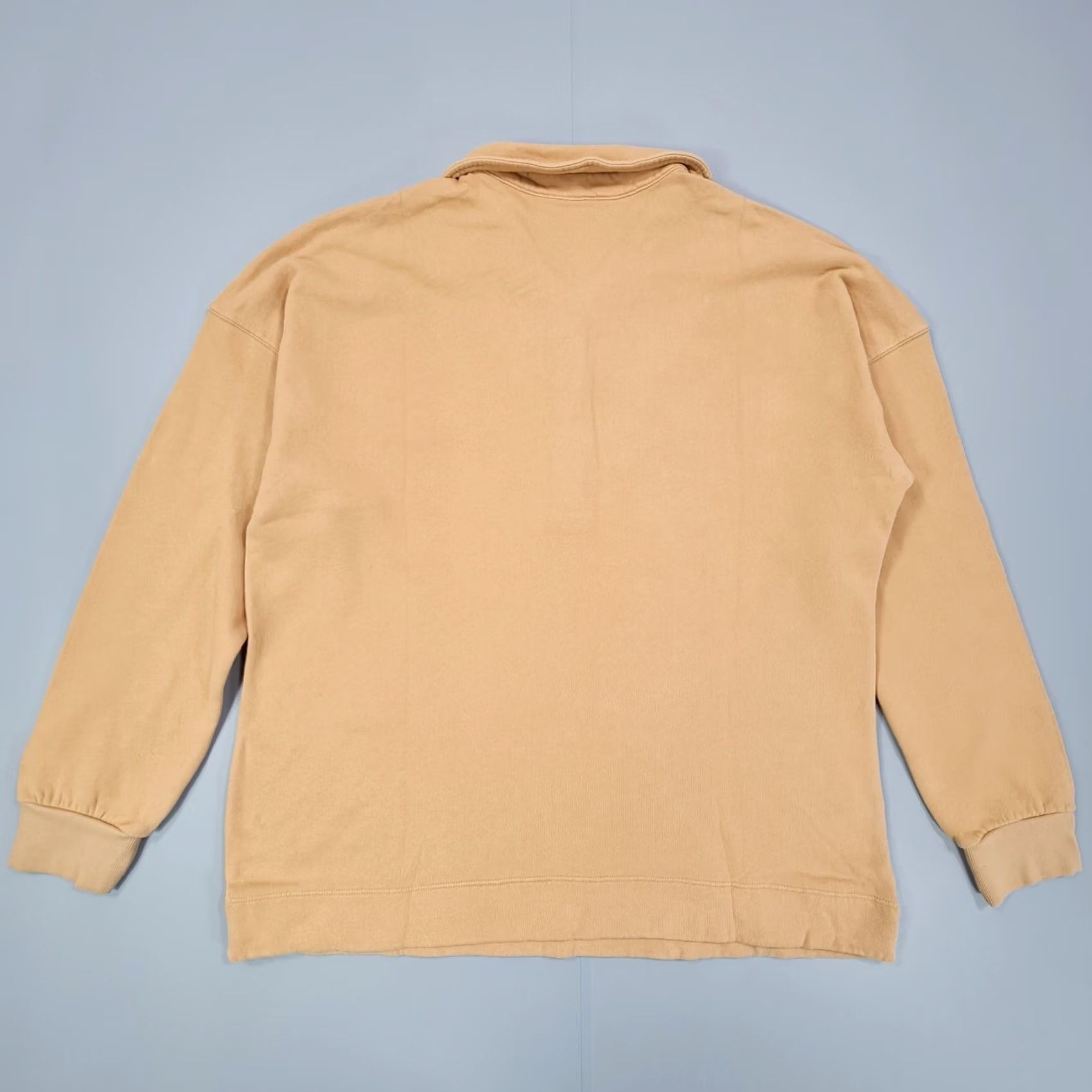 Velvet Velvet by Graham & Spencer Womens Sweatshirt Gold Large Denny Henley Sweater Top Size L / US 10 / IT 46 - 5 Thumbnail
