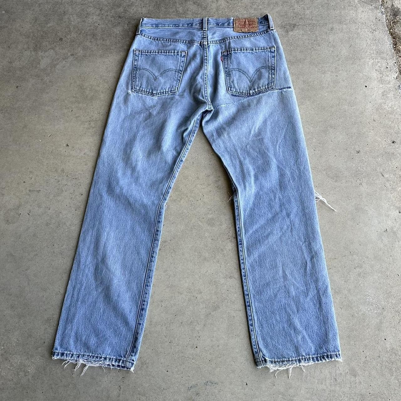 Levi's × Vintage Vintage Levi’s 501 jeans distressed and repaired Size US 32 / EU 48 - 5 Thumbnail