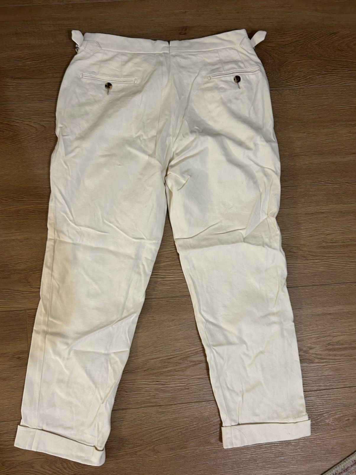 Proper Cloth 32x27 Propercloth Heavy Brushed Cotton Side Dress Pant Size US 32 / EU 48 - 3 Thumbnail
