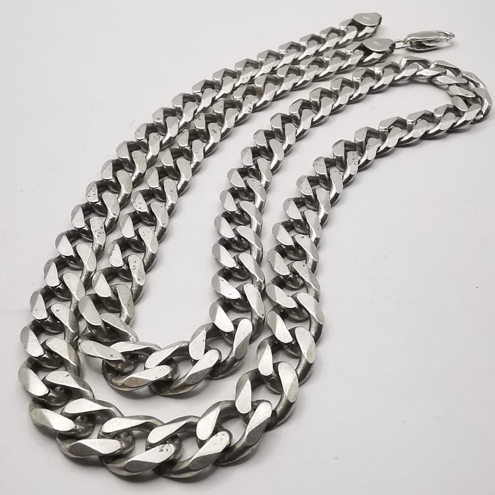 Sterling Silver Vintage Jewelry Chain, 925 Sterling Silver, Signed 58.23g Size ONE SIZE - 1 Thumbnail