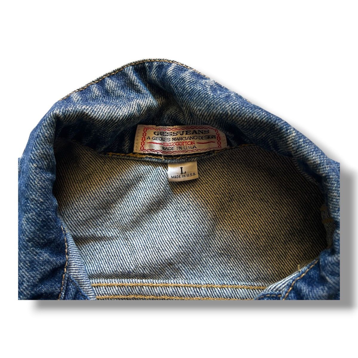 Guess guess denim trucker jacket Size US L / EU 52-54 / 3 - 4 Thumbnail