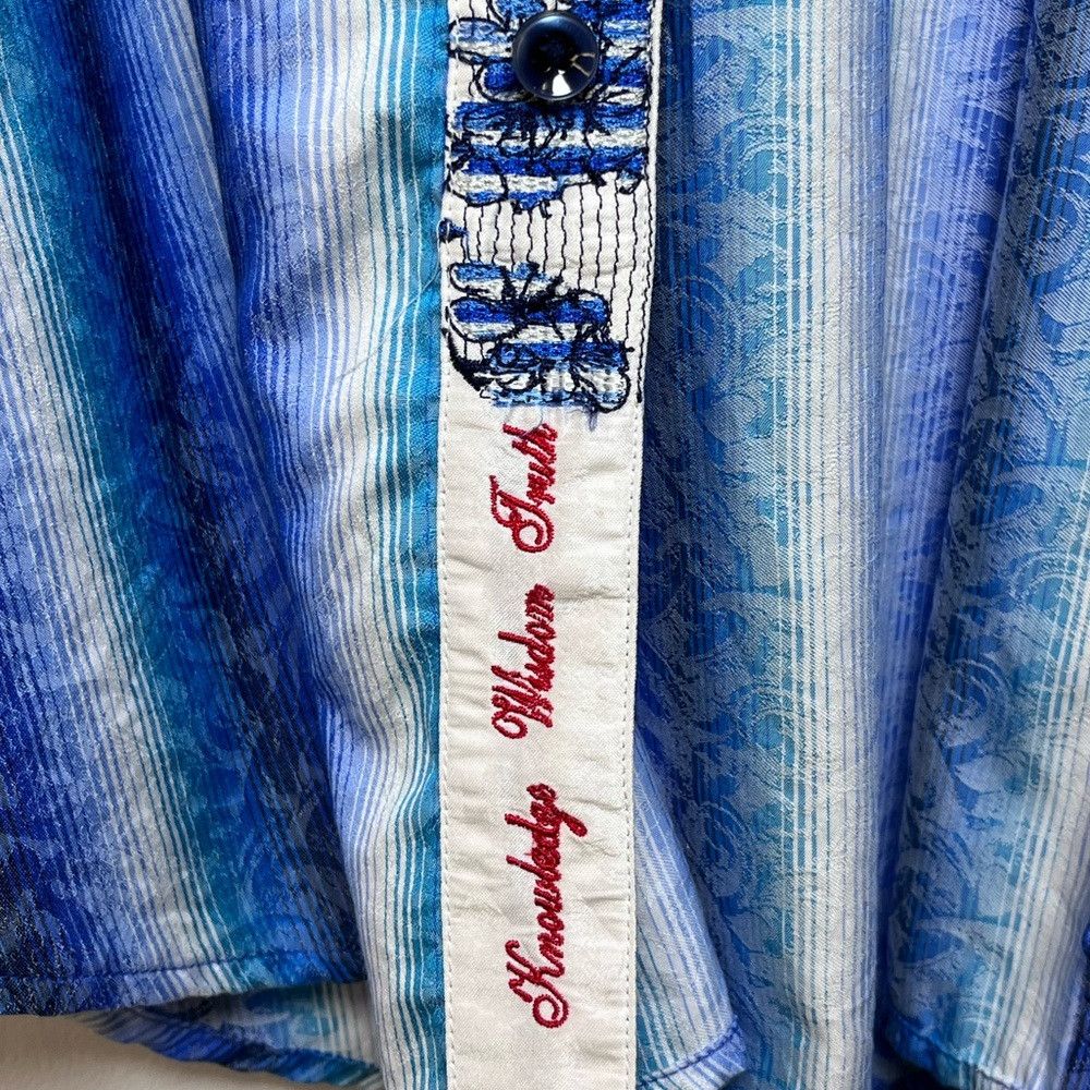 Robert Graham Robert Graham Men’s Classic Fit Endless Lagoon Samurai Spir Size US XL / EU 56 / 4 - 4 Thumbnail