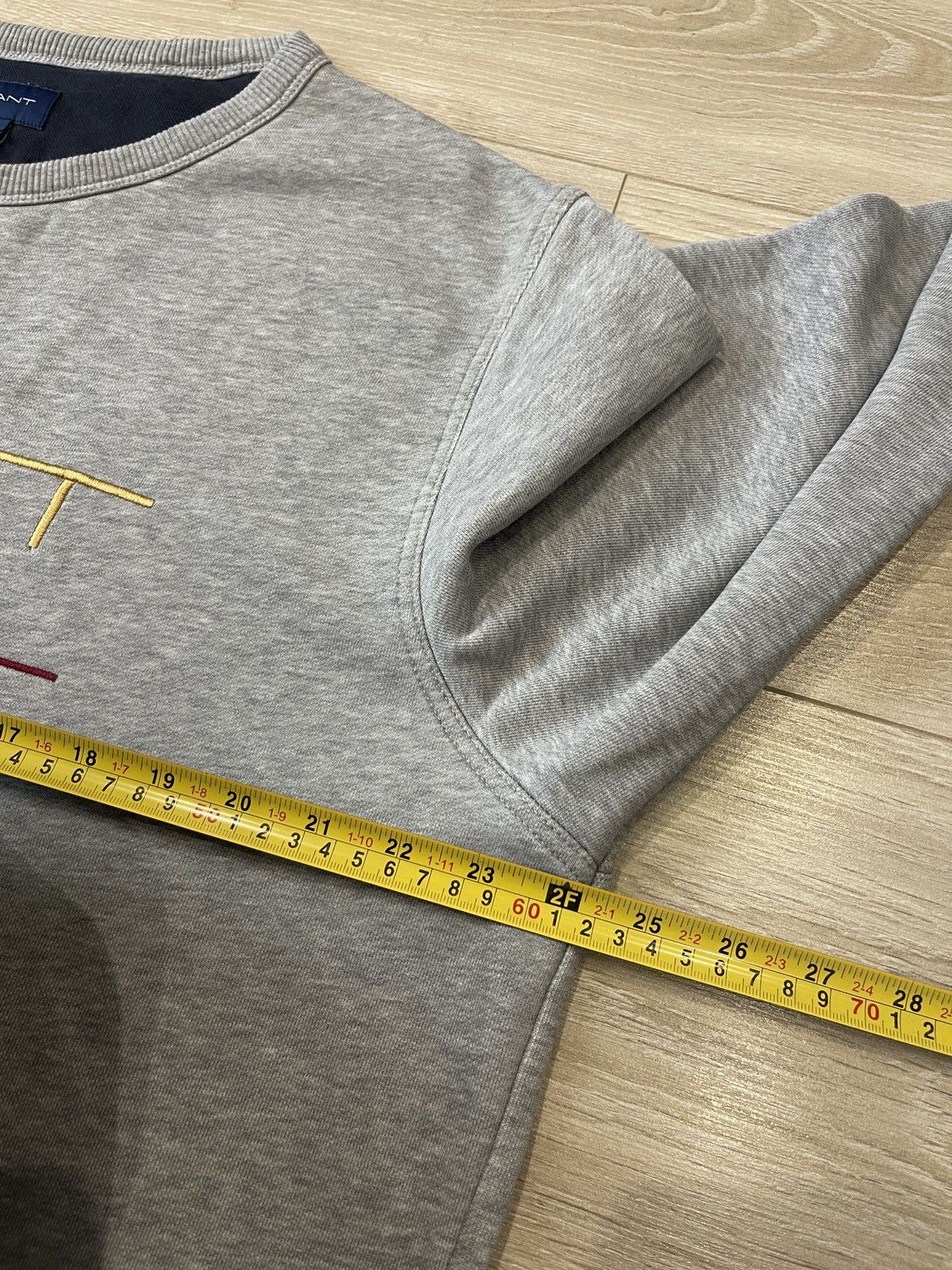Gant GANT Archive Shield Embroidered Logo Sweatshirt Grey 2XL Size US XXL / EU 58 / 5 - 13 Thumbnail