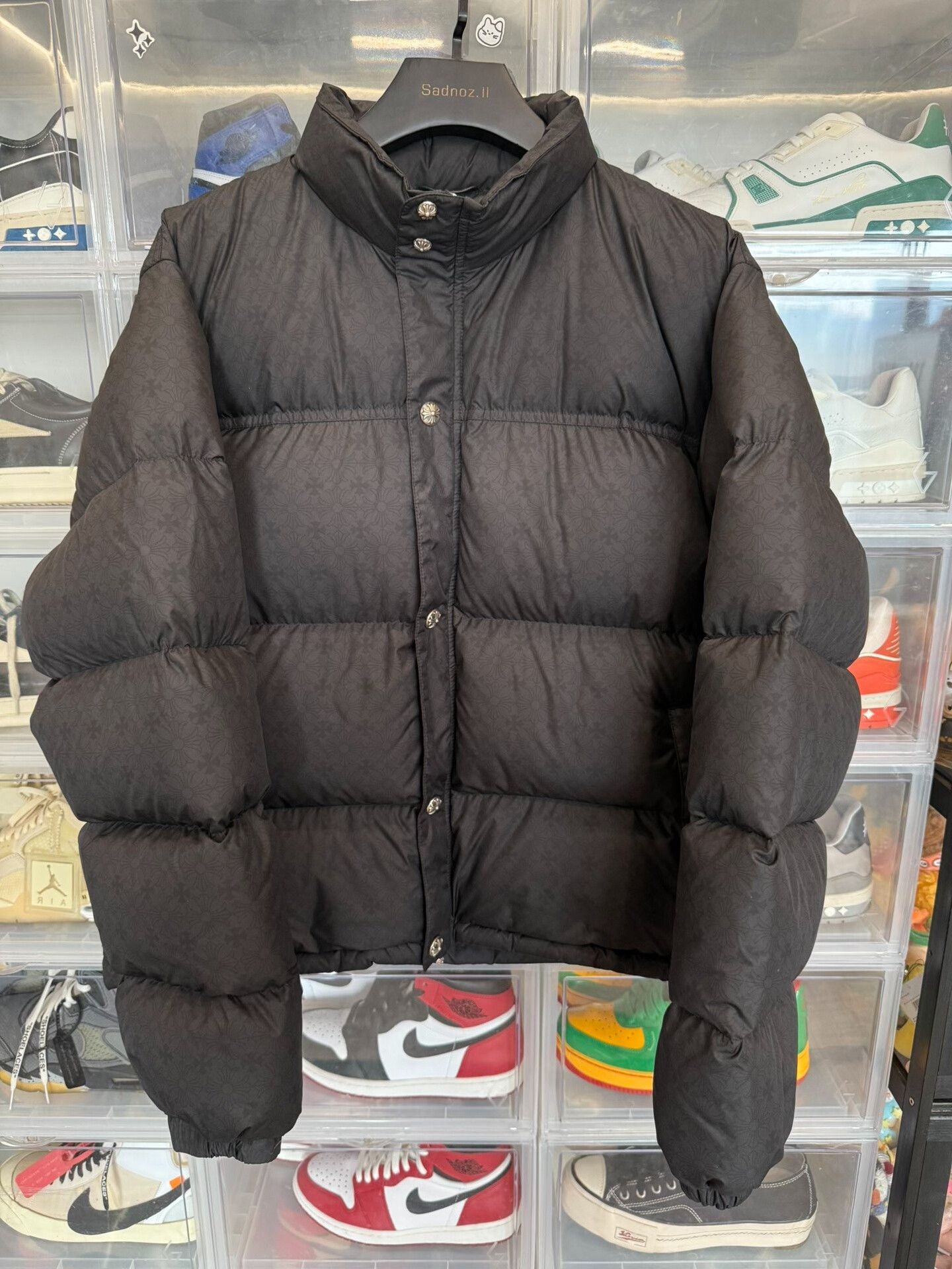 Chrome Hearts Black Down Jacket