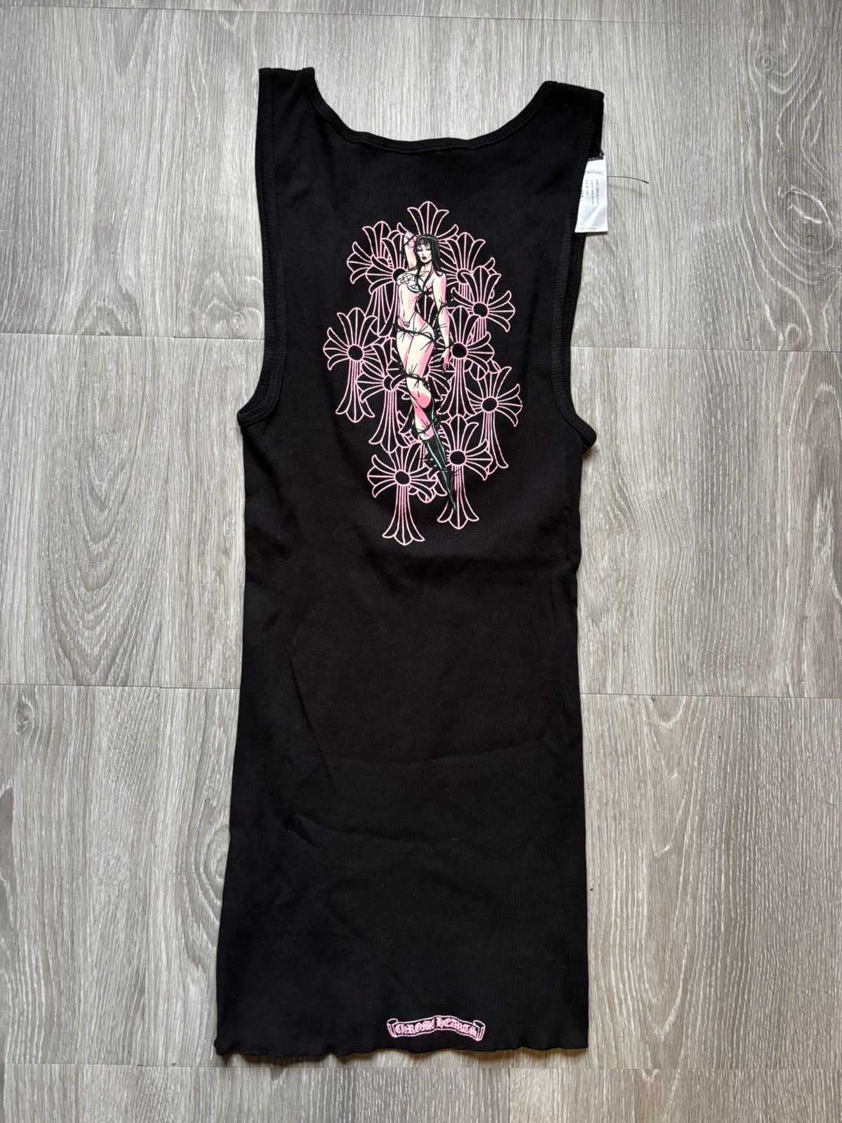 Chrome Hearts Chrome Hearts Black Deadly Doll Tank Top | Grailed