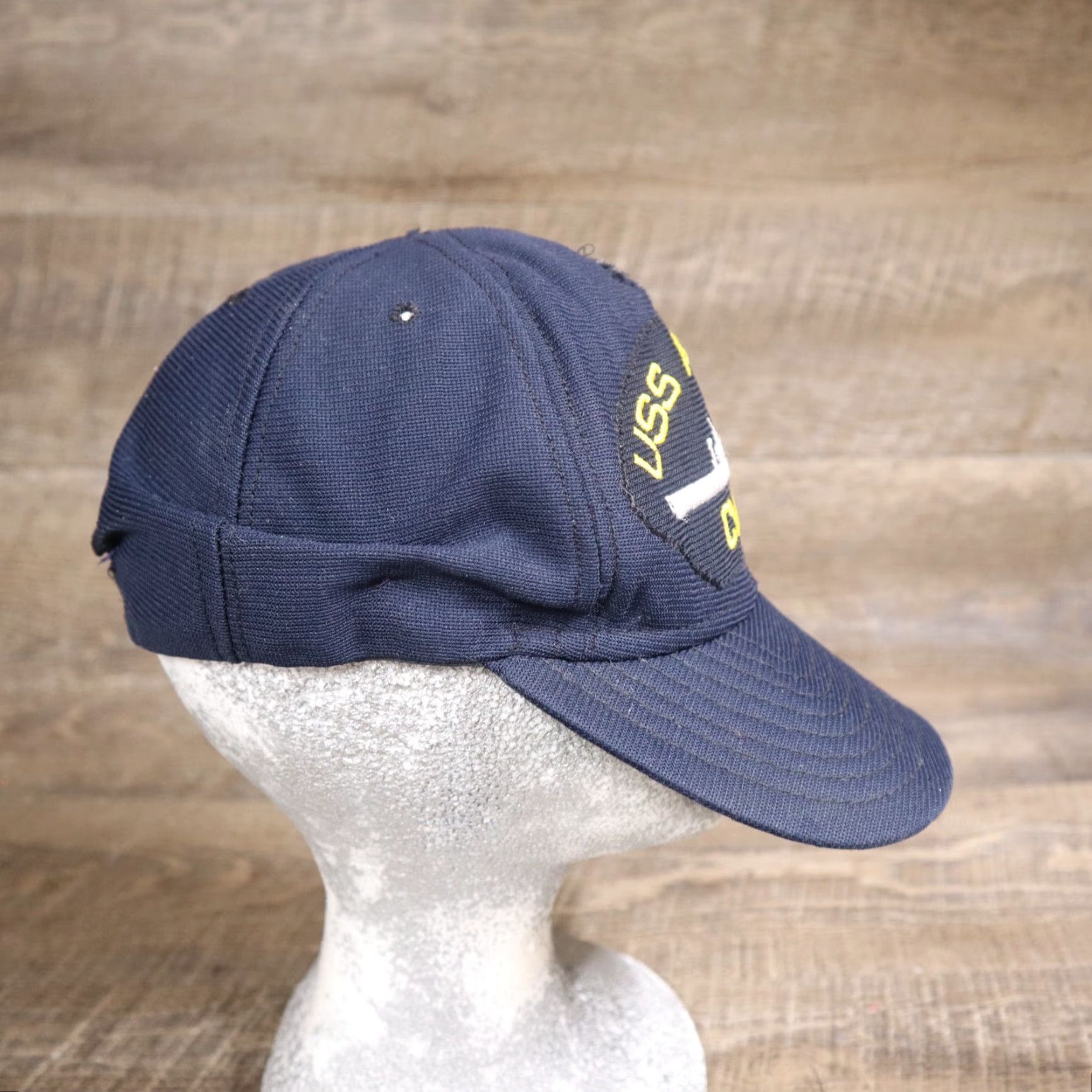 Vintage VINTAGE USS America Air Craft Carrier CV-66 StrapBack Cap Hat Adult Size ONE SIZE - 4 Thumbnail