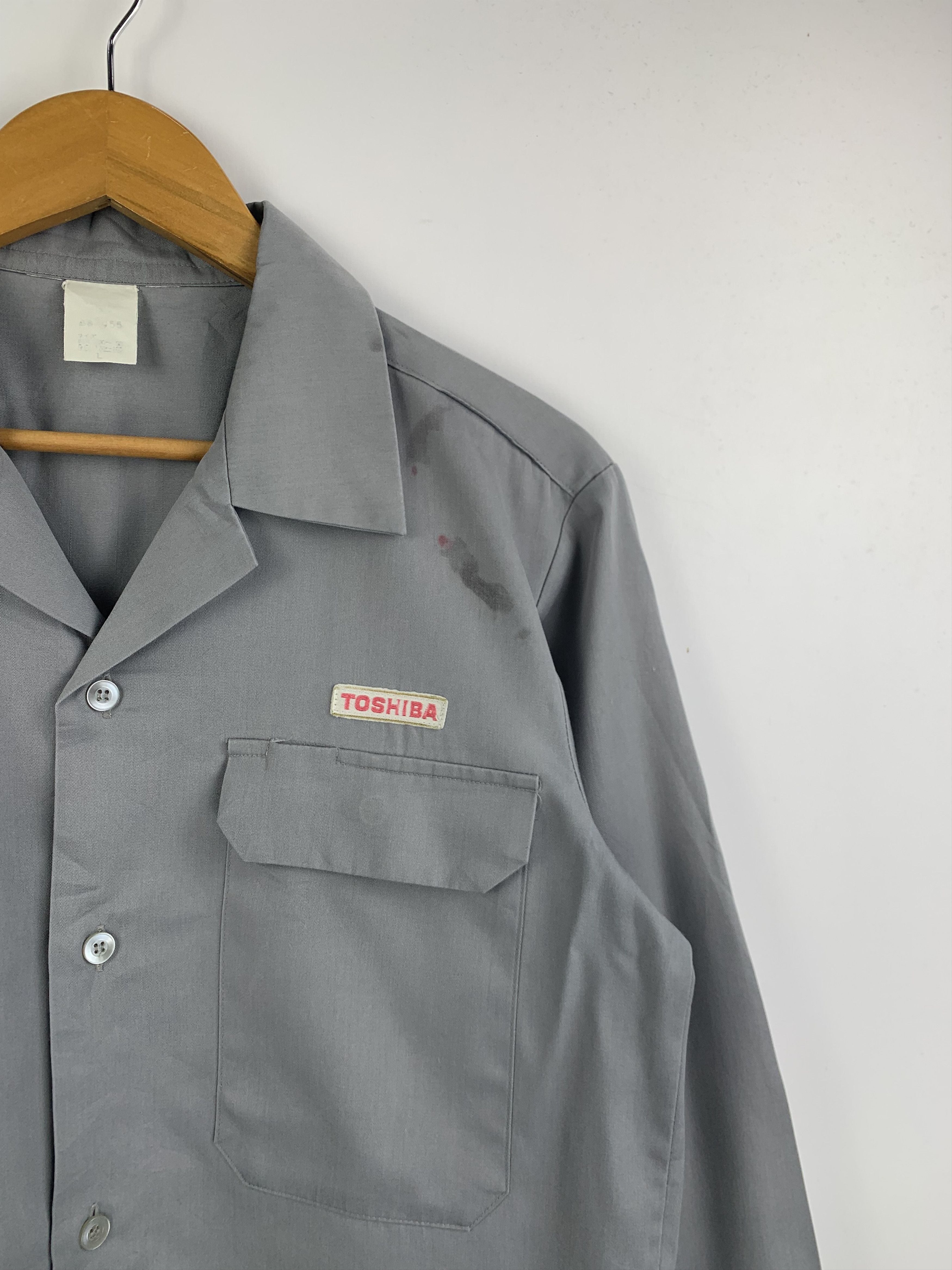 Japanese Brand Vintage Toshiba Worker Denim Jacket J1605 Size US M / EU 48-50 / 2 - 6 Thumbnail