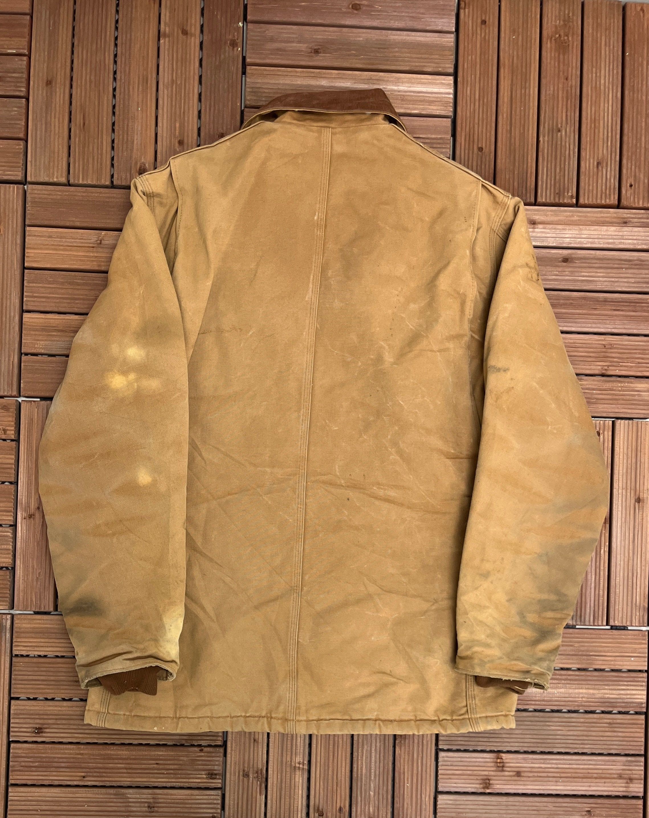 Carhartt Carhartt Traditional Vintage Brown Distressed Jacket Size US L / EU 52-54 / 3 - 4 Thumbnail