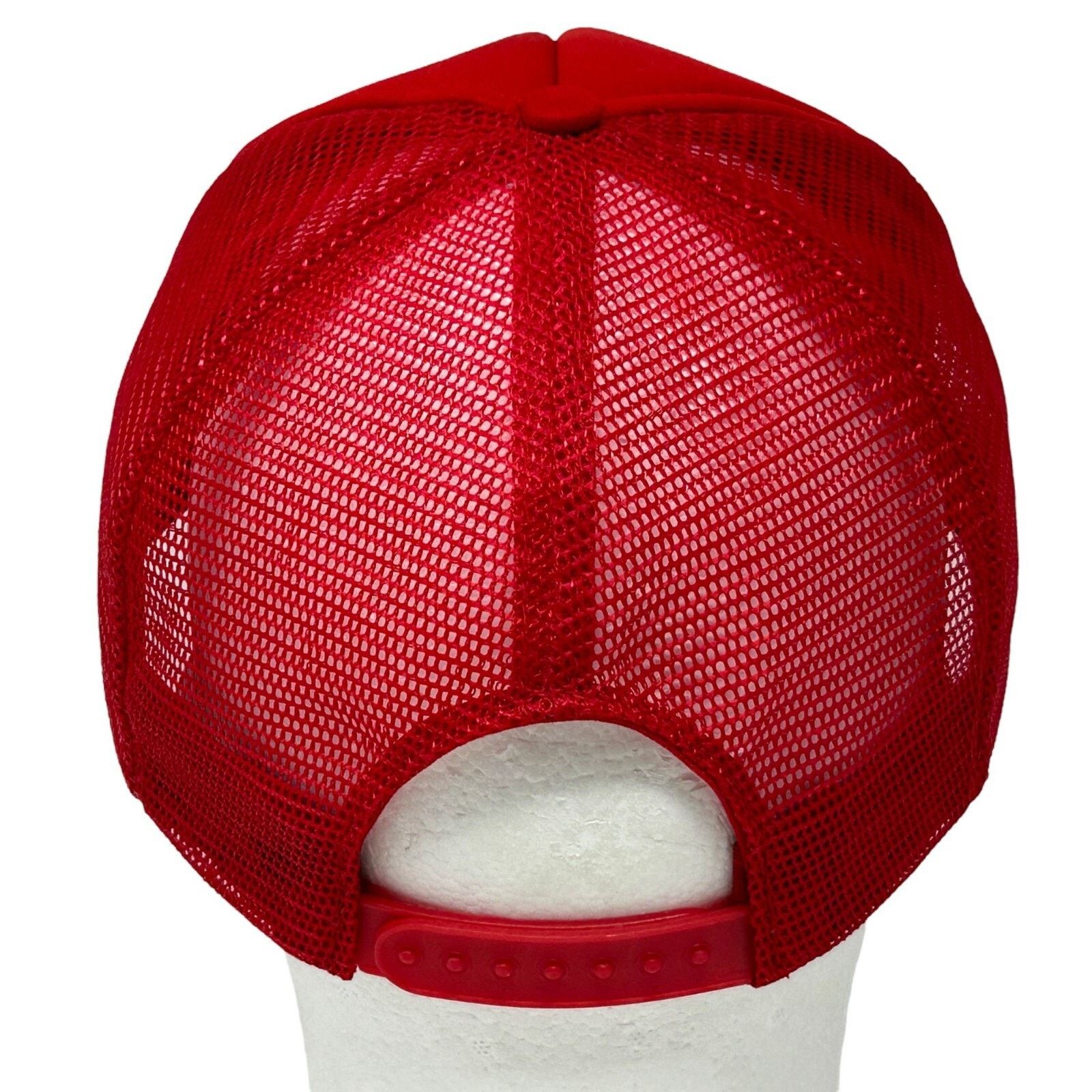 Vintage Vintage 80s Oak Tree Manor Trucker Hat Baseball Cap Red Size ONE SIZE - 3 Thumbnail