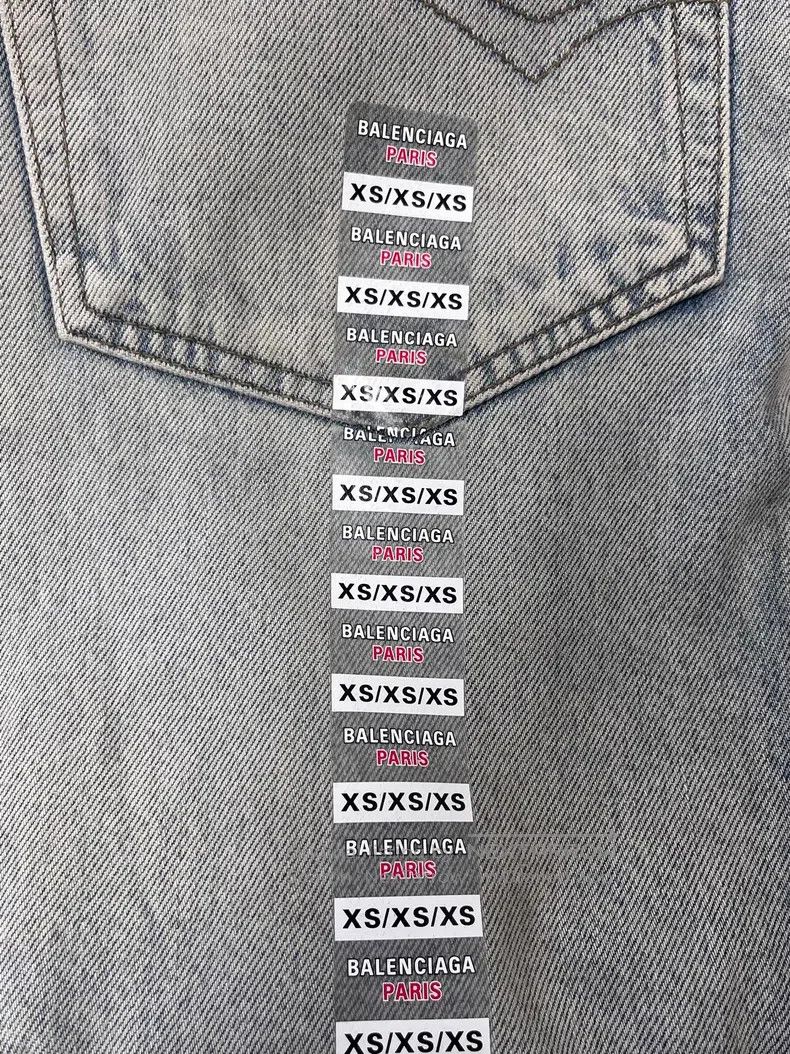 Balenciaga Balenciaga size XS Washed Logo Tag Mid-Waist Jeans Size US 27 - 3 Thumbnail
