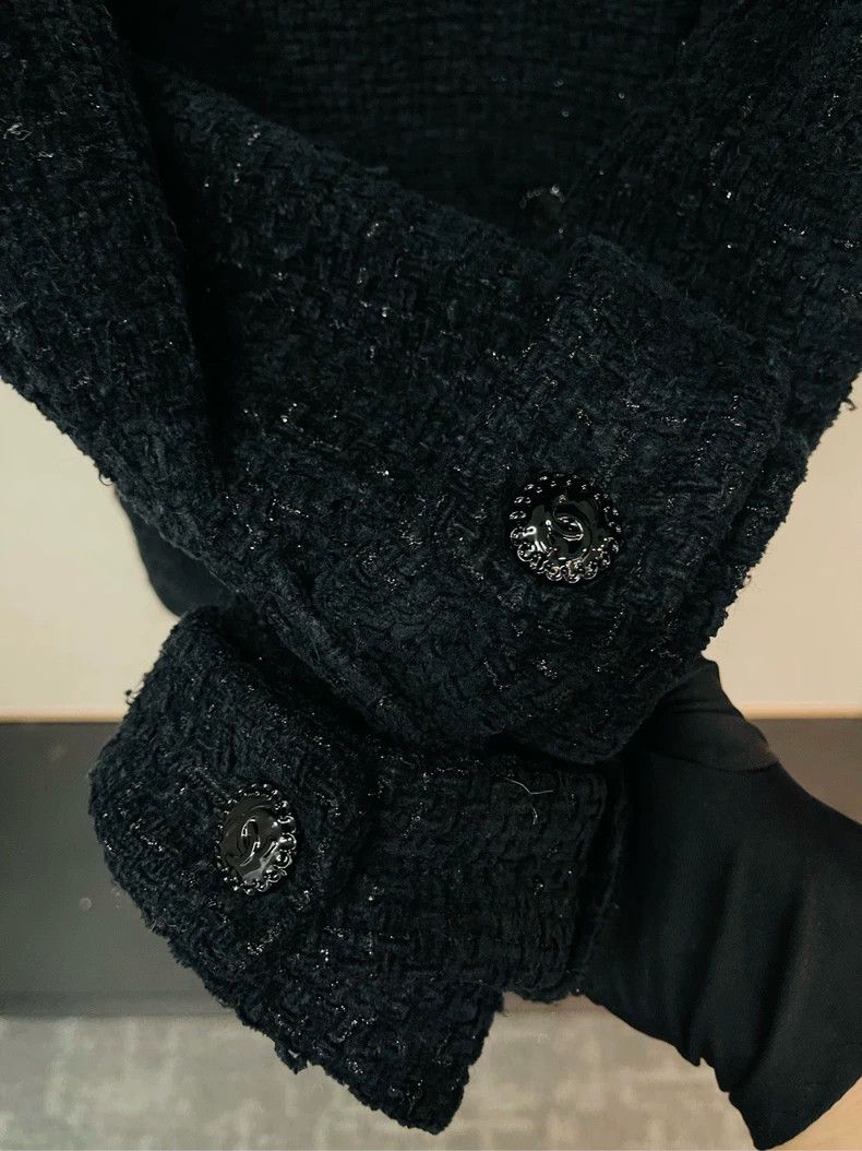 Chanel Chanel Black tweed waist jacket 2504-Nextarrow Size XS / US 0-2 / IT 36-38 - 5 Thumbnail