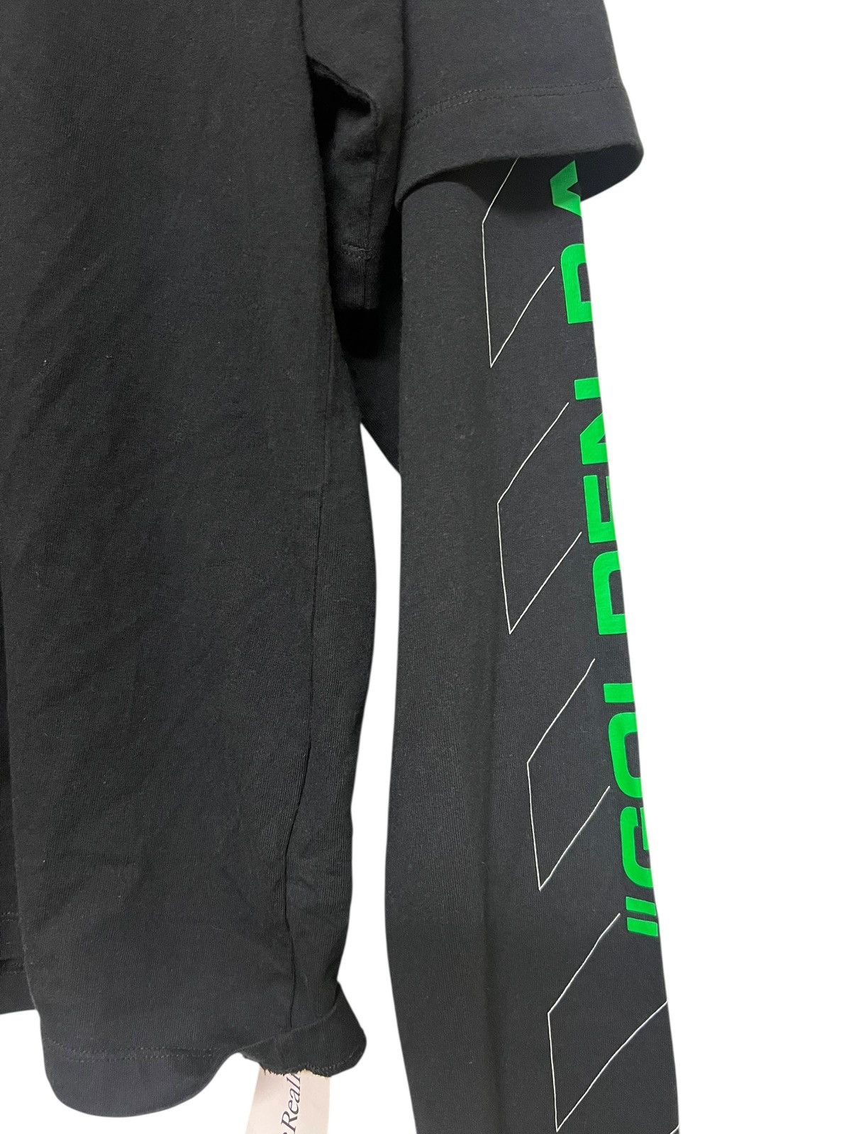 Off-White Off White Long Sleeve Shirt Neon Green Black Medium Size US M / EU 48-50 / 2 - 7 Thumbnail